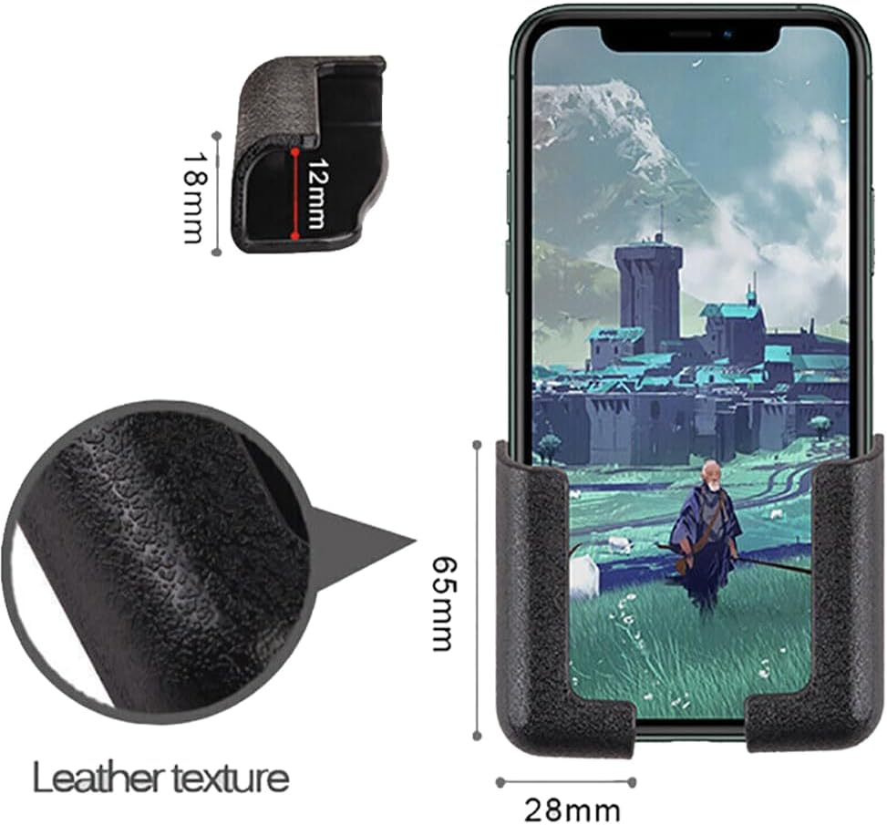 4 Pais Self Adhesive Dashboard Mount Car Phone Holder Adjustable Width Cellphone Holder image number 6