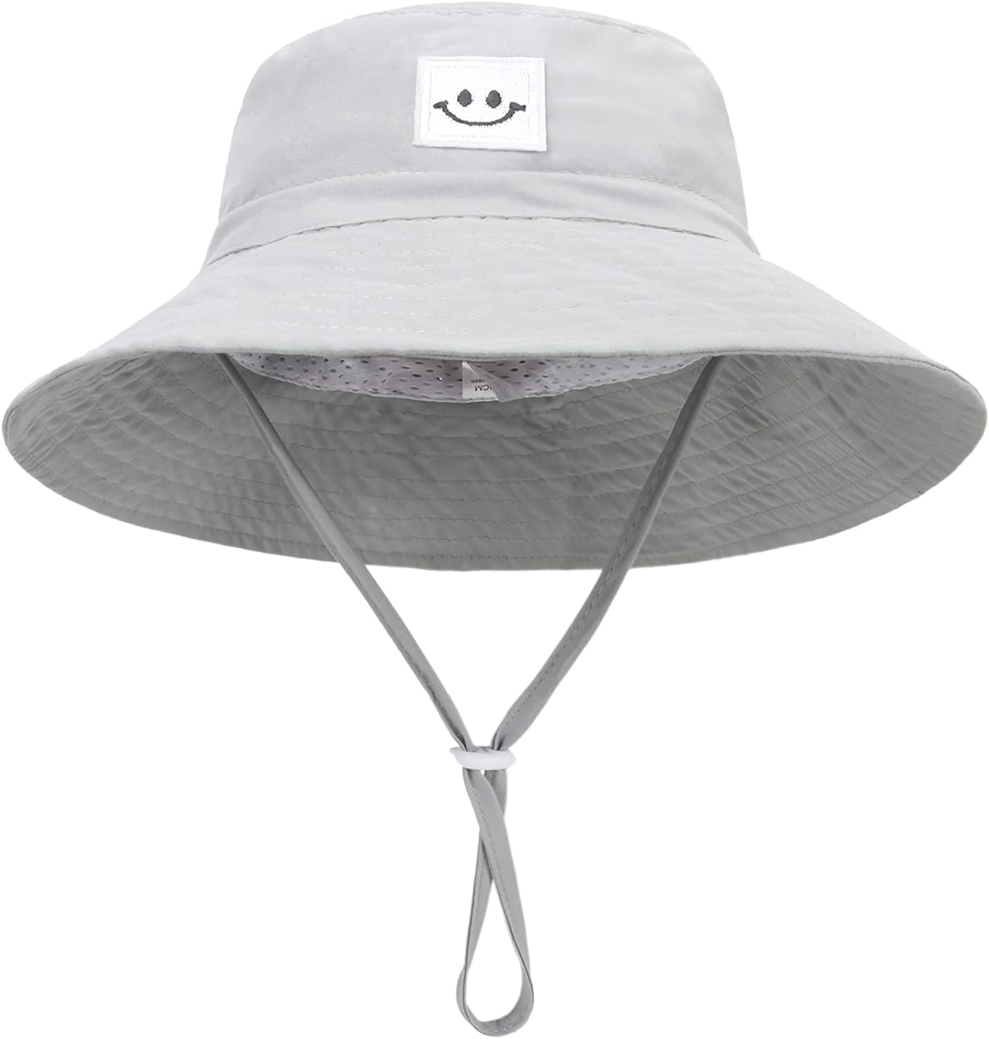 Malaxlx Baby Kids Bucket Sun Hat Toddler Smile Face Wide Brim Summer Outdoor Beach Hat for 0 Months - 6 Years Old Girls Boys image number 2