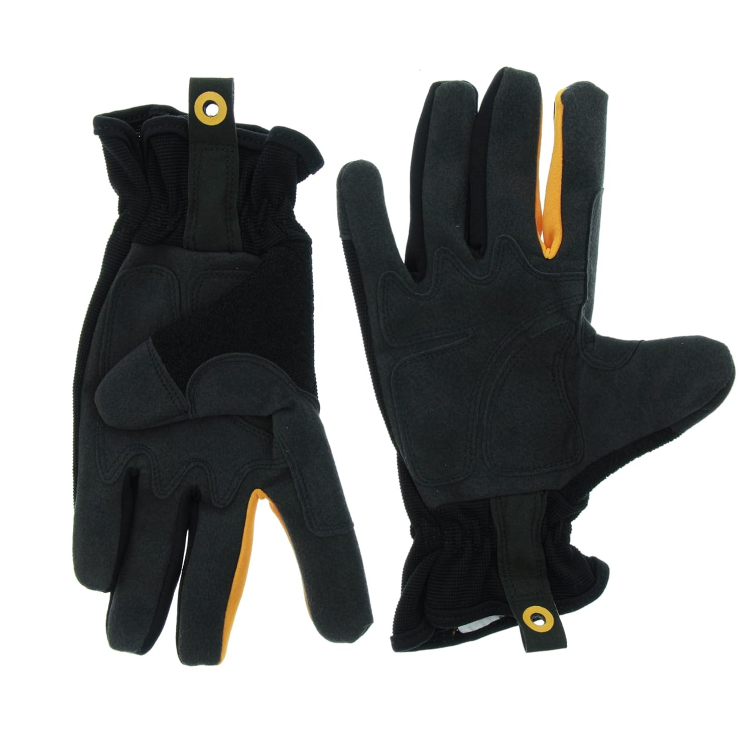 Fiskars Work Gloves - SIZE 10, Black/Orange, 1003477 image number 6