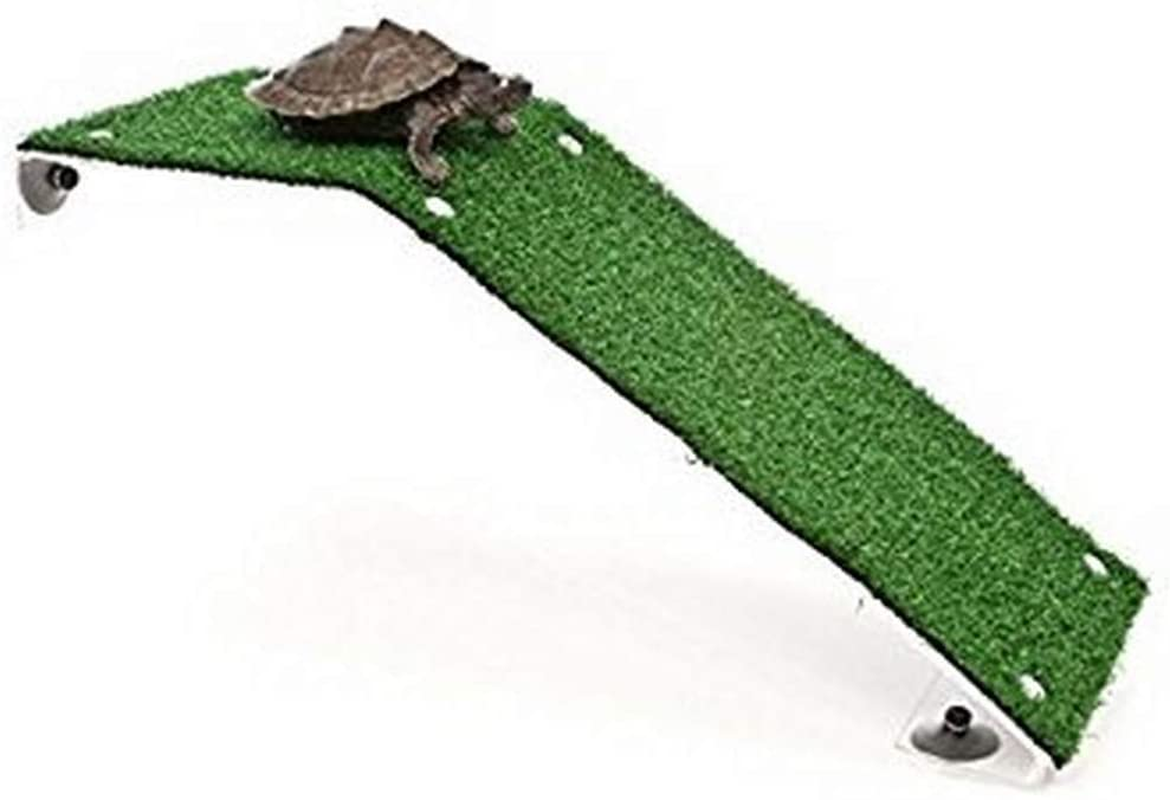 Penn-Plax Reptology Turtle Basking Platform Ramp &ndash; Also Great for Frogs, Newts, Salamanders, and Axolotls &ndash; 17.5&rdquo; X 6&rdquo; image number 1