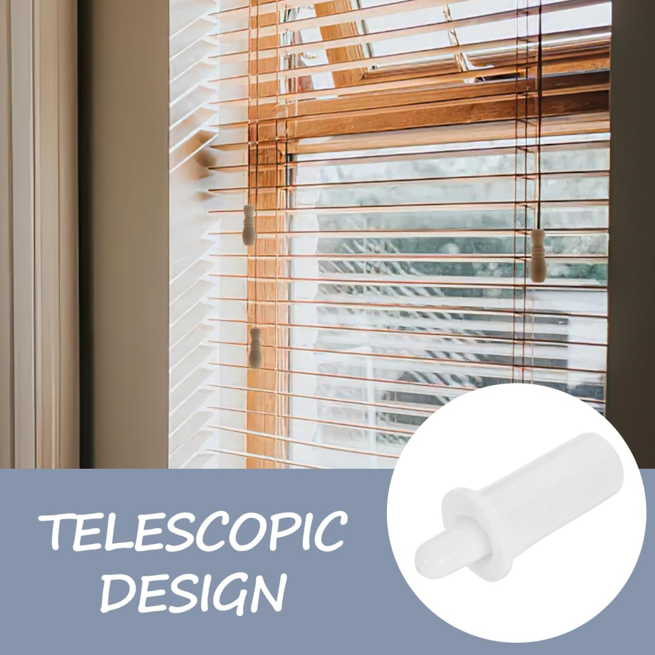 Shutter Repair Pins 40Pcs Plastic Louvers Staples Replacement Kit for Plantation Window Shutter Fixing Home Improvement Tool image number 1