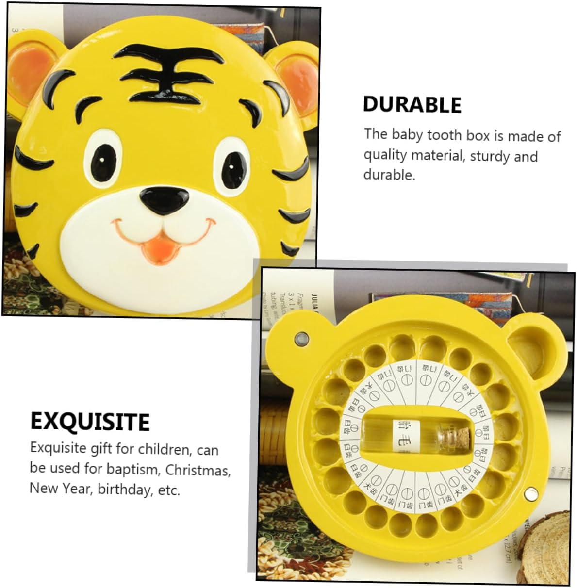 Born First Tooth Storage Box Creative Tooth Keepsake Case Newborn Memorial image number 1