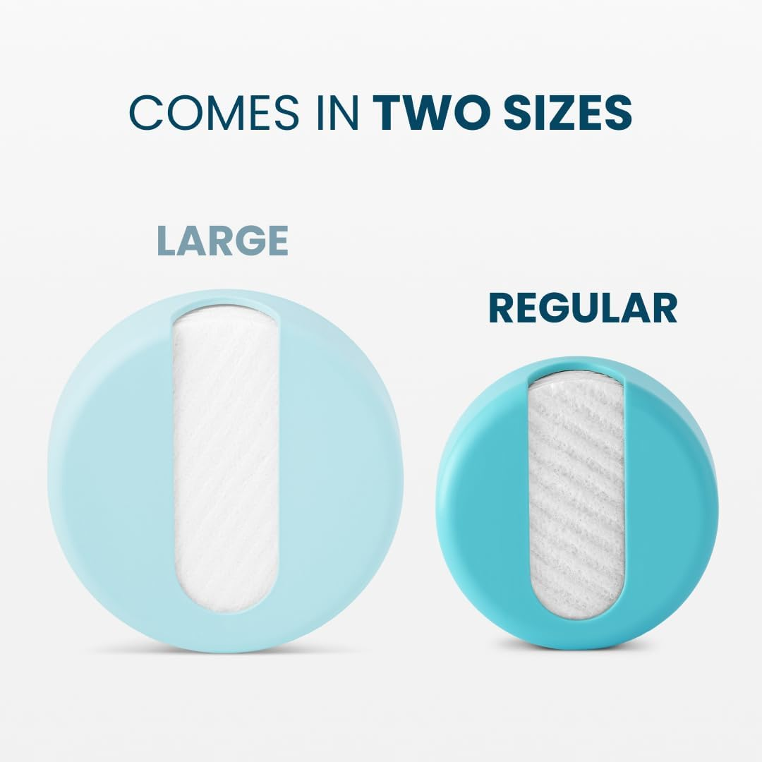 Lastround&reg; Sustainable Reusable Cotton Rounds for Facial Cleansing &ndash; Zero-Waste Eco-Friendly Makeup Remover Pads for All Skin Types with Travel Storage Case