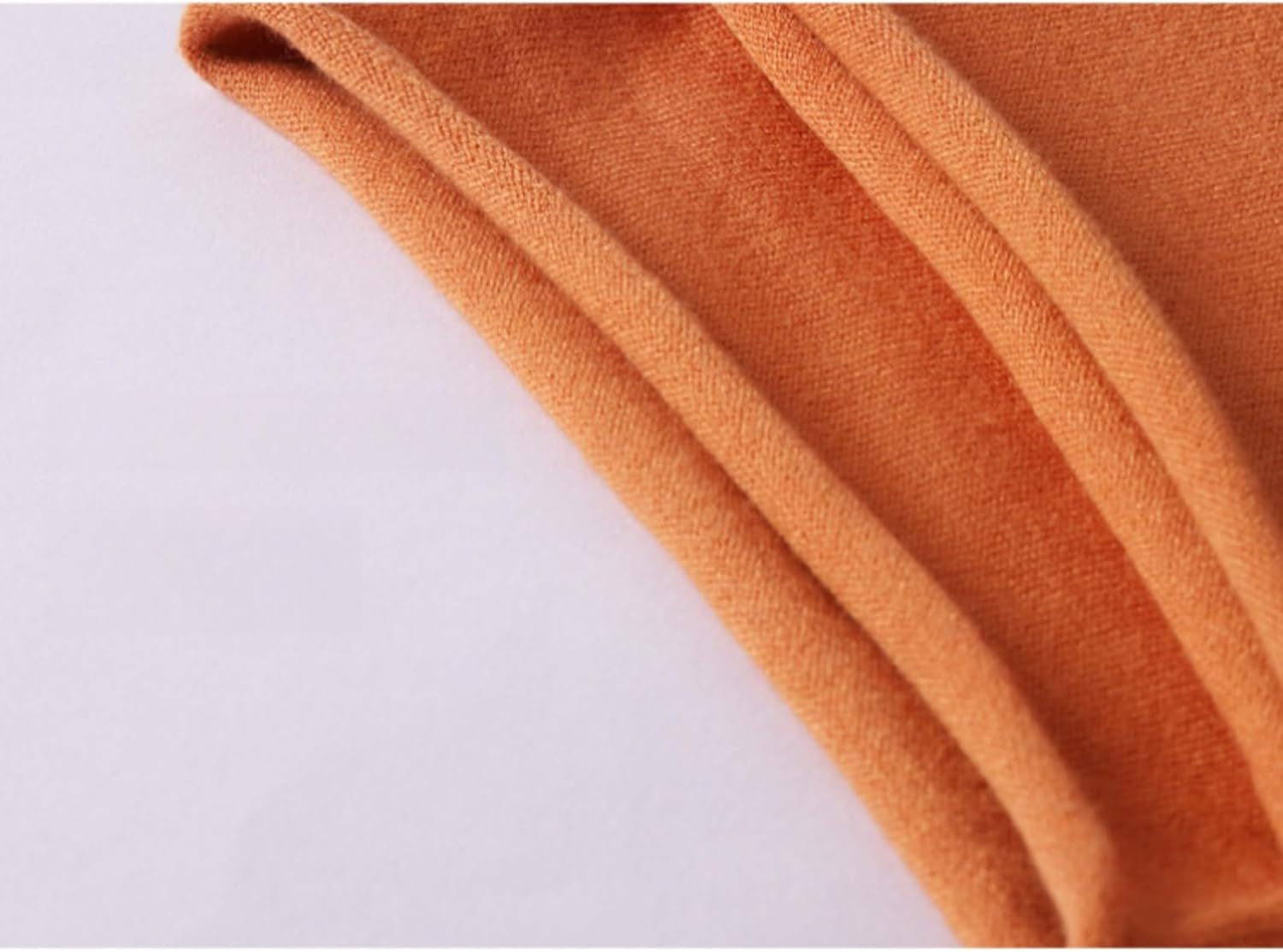 YWTAENOH 100% Cashmere Knitted Loop Scarf Warmer Cold Weather Neck Gaiter Soft Chunky Scarf for Men and Women - Beige image number 4