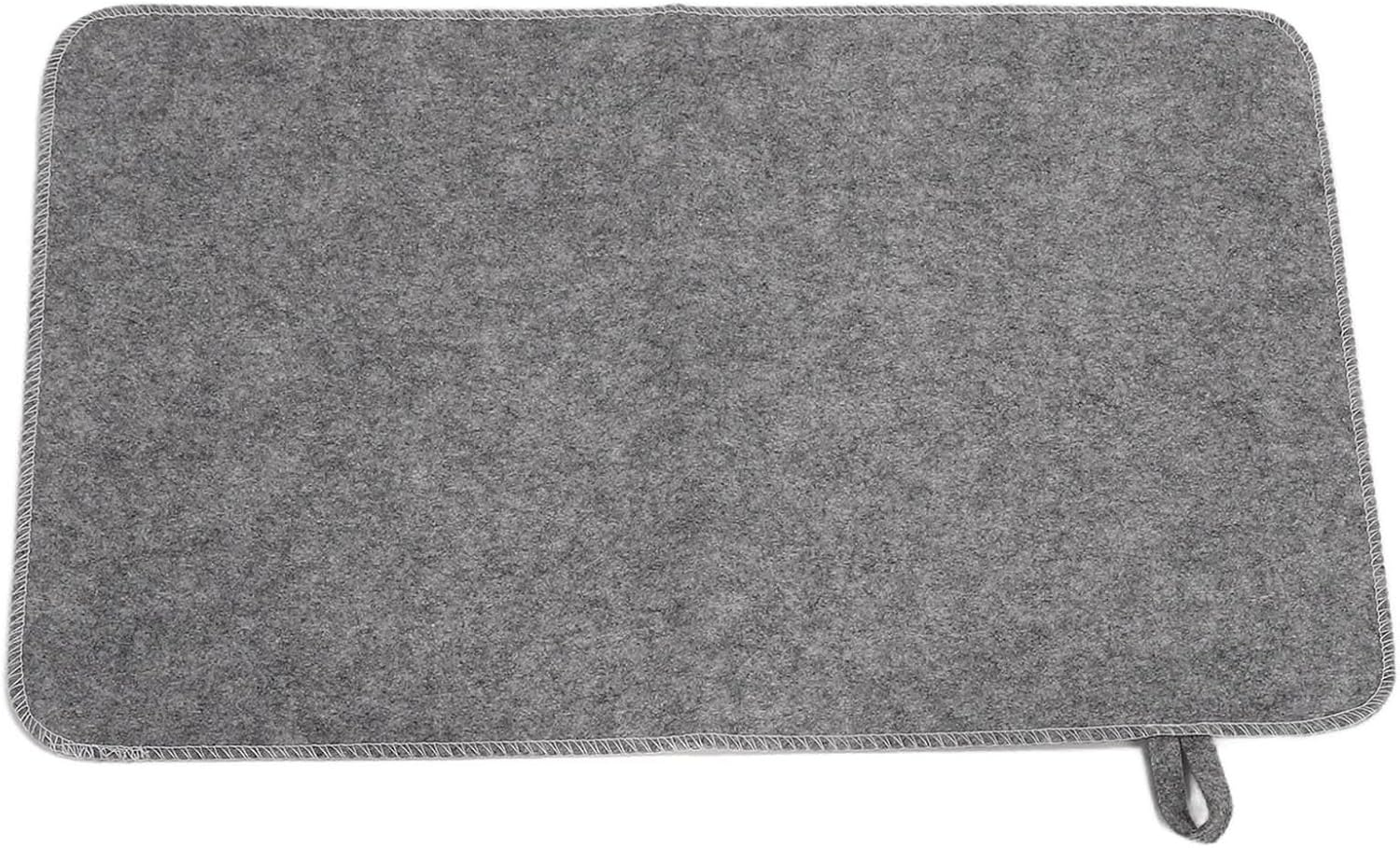 Felt Pad, Strong Water Absorption Sauna Mat for Sauna Bath House Shower Room, SPA Felt Sauna Cushion for Bathing, Steaming, Steam Room, Hot Spring, Breathable Sauna Accessories image number 1