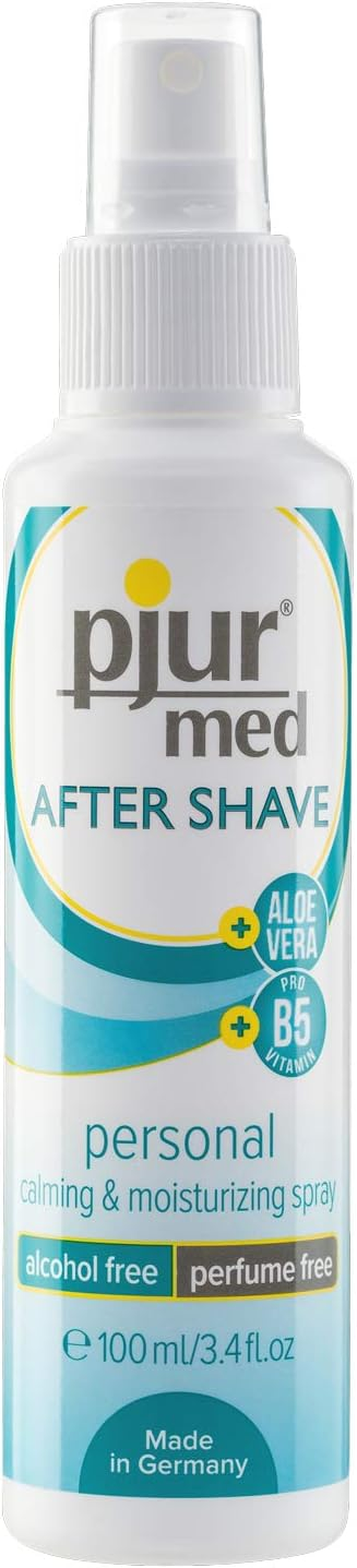Pjur Med after SHAVE Spray - Care Spray for Women and Men - Gentle Skincare with Aloe Vera - Effective Protection against Razor Burn (100Ml) image number 4