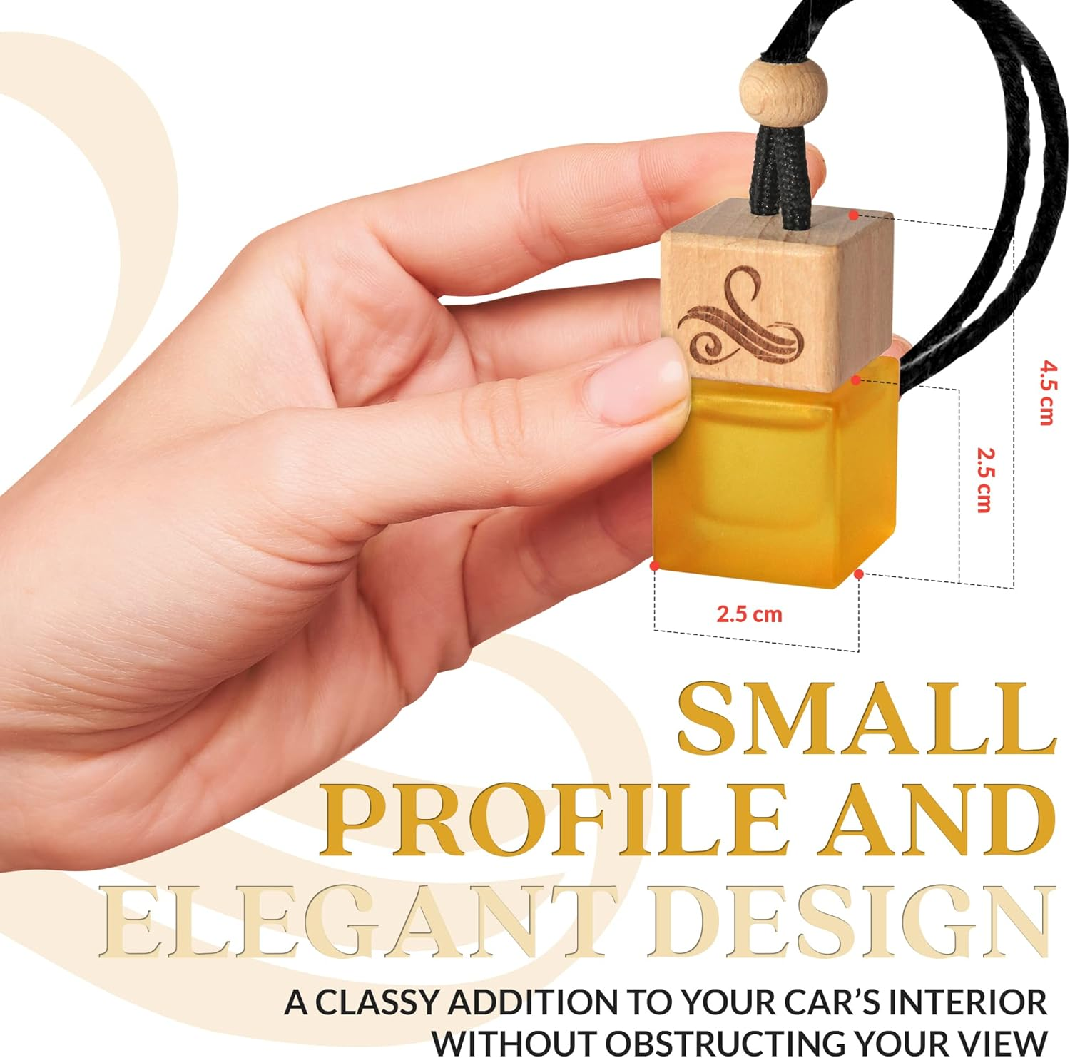 One Million Car Air Freshener for Men | Car Scents Air Freshener with Vent Clip | Strong Car Perfume Air Freshener with Odour Eliminating Technology | Long Lasting Car Air Freshener by Perfa image number 6