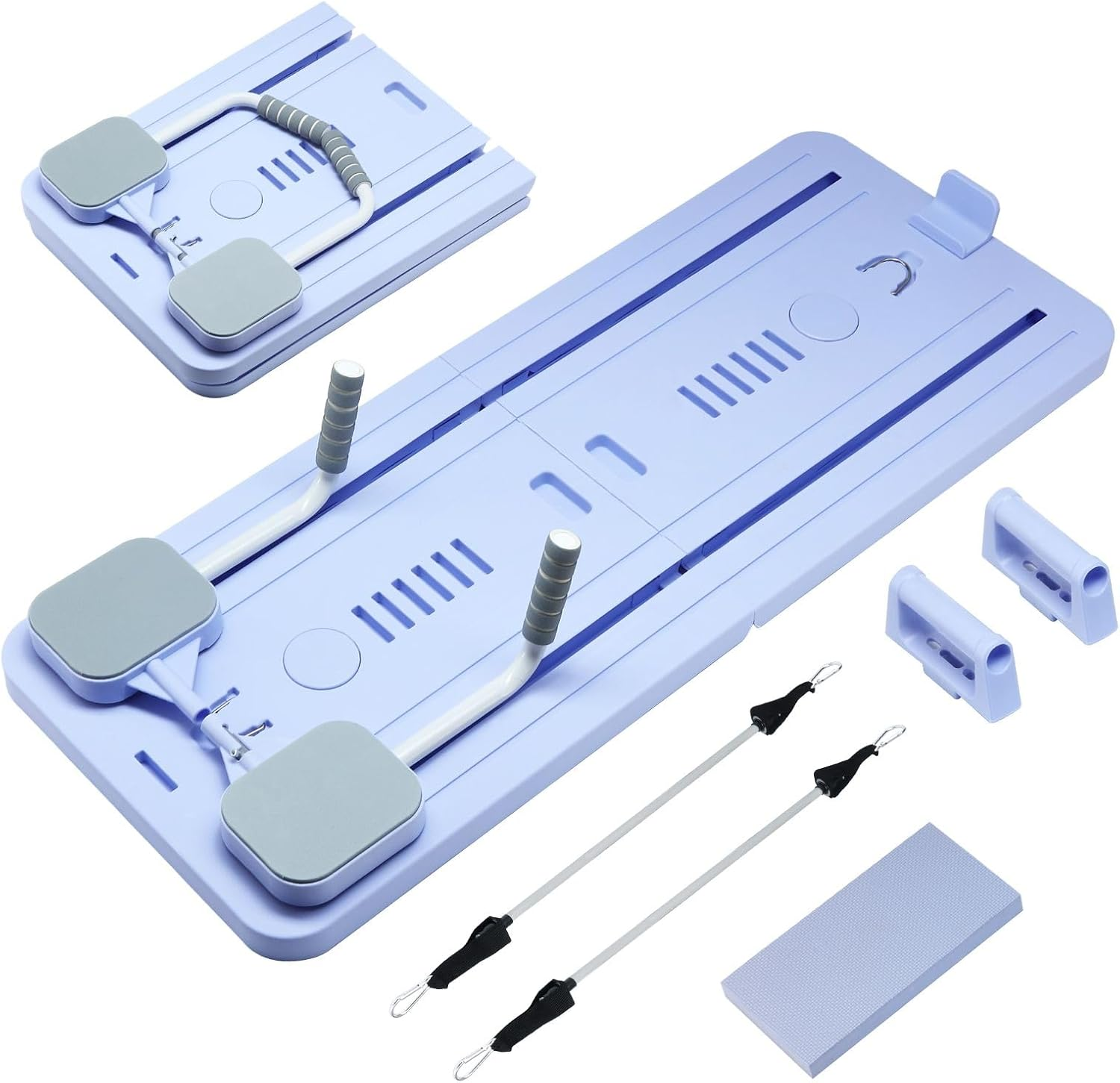 GENKI Pilates Board - Pilates Reformer Set, Portable and Foldable Pilates Board for Home Workout, Reformer Abdominal Ab Core Trainer Machine for Women, Pilates Reformer Machine for Home Exercise