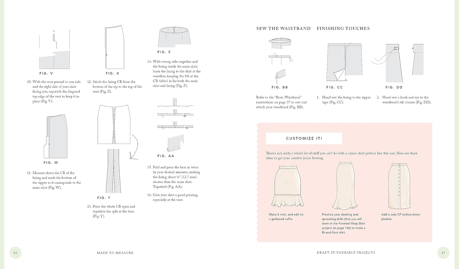 Made to Measure: an Easy Guide to Drafting and Sewing a Custom Wardrobe - 16 Pattern-Free Projects image number 6