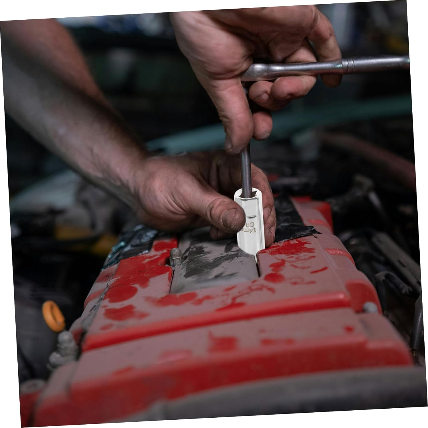 MUCKLILY 2Pcs Spark Plug Removal Wrench Tool Car Maintenance Professional Mechanics Socket for Automotive Repair image number 2