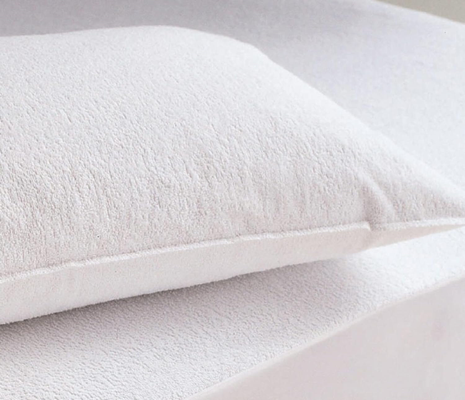 In Your Dreams Bamboo Waterproof Pillow Protector, White image number 3