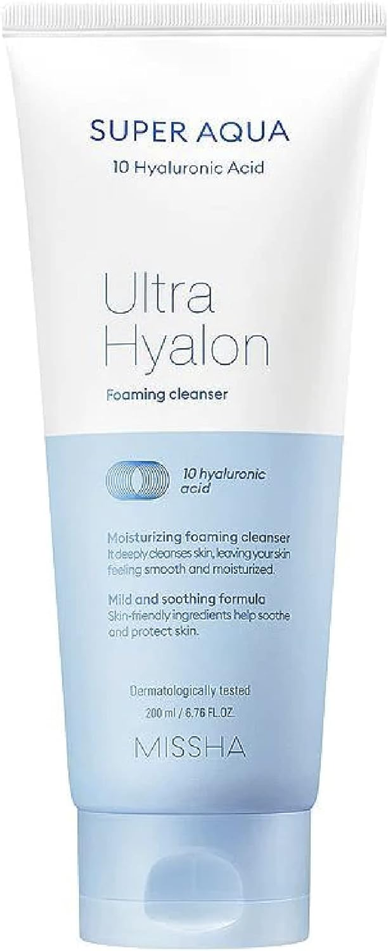 Missha Super Aqua Ultra Hyalon Foaming Cleanser 200 Ml image number 6