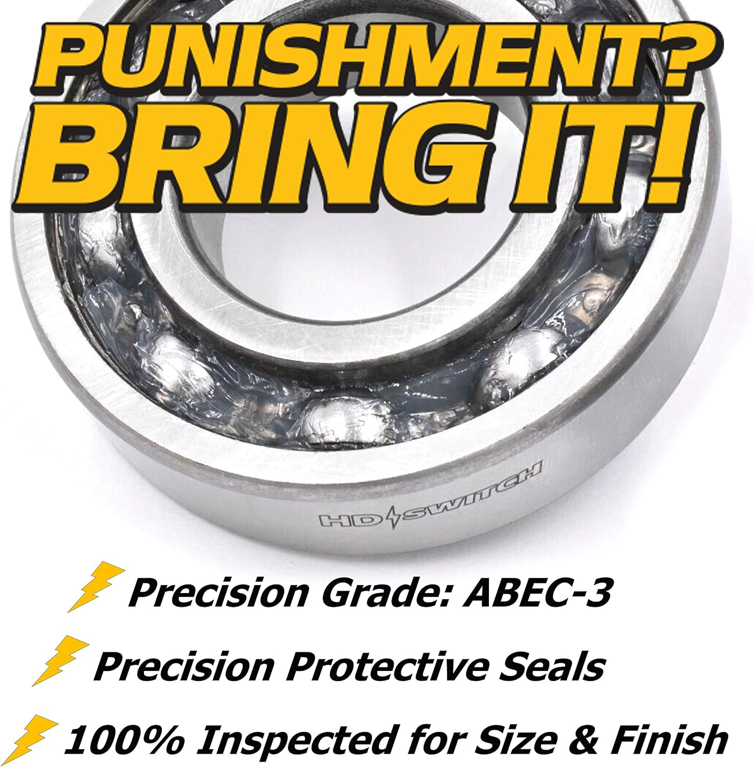 HD Switch (4 Pack) Deck Blade Spindle Bearing Rebuild Kit Replaces GX20818 JD8535 GX21510 for John Deere Eztrak AM137483 AM136733 AM143469 Z225 Z235 Z245 Z255 & More W/ C3 HIGH & Temp Grease Upgrades image number 3