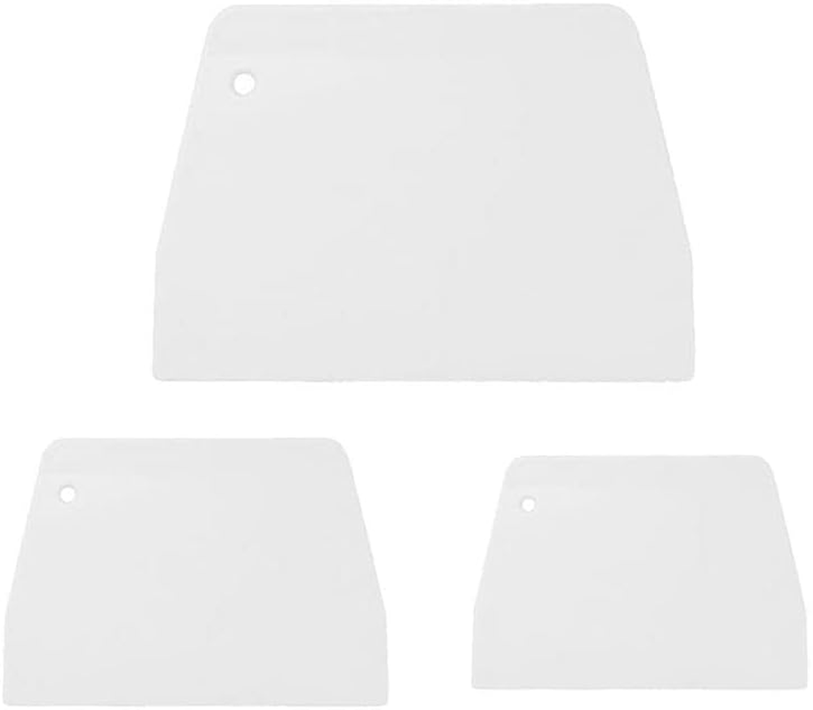 3 Pcs Dough Cutter Scraper Kitchen Tool Pastry Bowl Divider Bench Scrape Fondant, Multiple Sizes image number 5