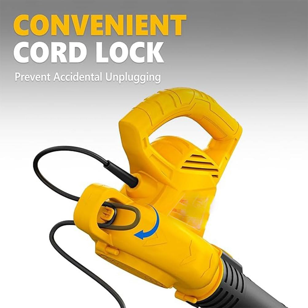 Leaf Blower Lightweight Cordless Industrial Hair Dryer Rechargeable Blowing and Suction Dual-Purpose Electric Leaf Blower Dust Removal Lithium Electric Blower for Lawn Care and Snow Blowing image number 1