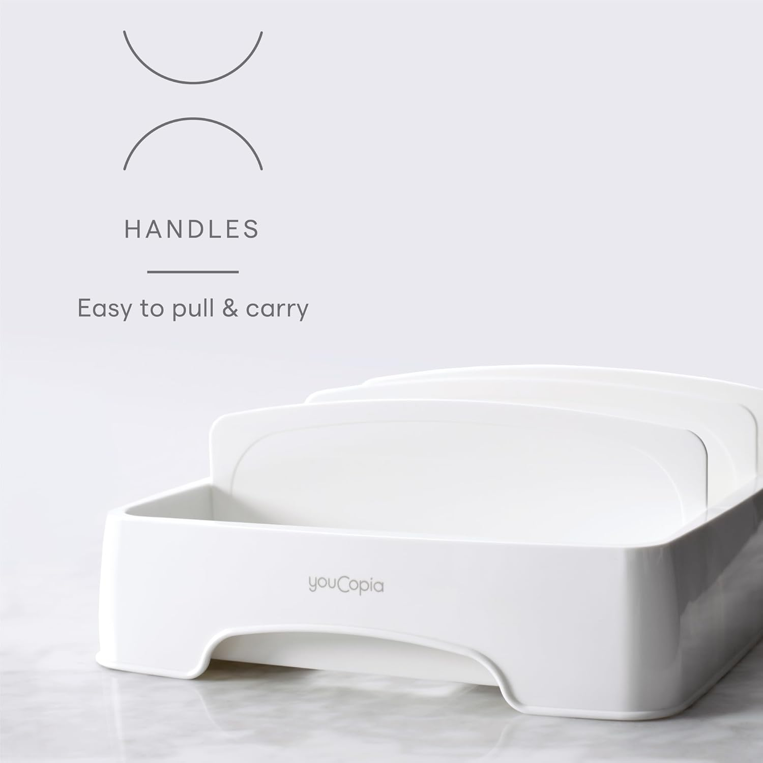 Youcopia Storalid Adjustable Food Container Lid Organizer for Kitchen Cabinet Storage, Small, 2-Pack image number 2