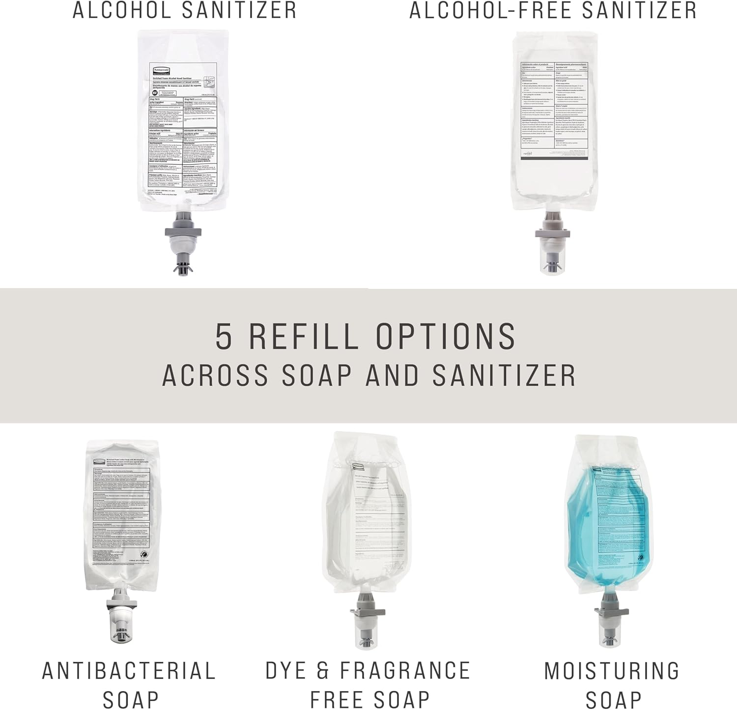 Rubbermaid Commercial FG750112 Enriched Foam Hand Soap with Moisturizer,37.2 Fl Oz