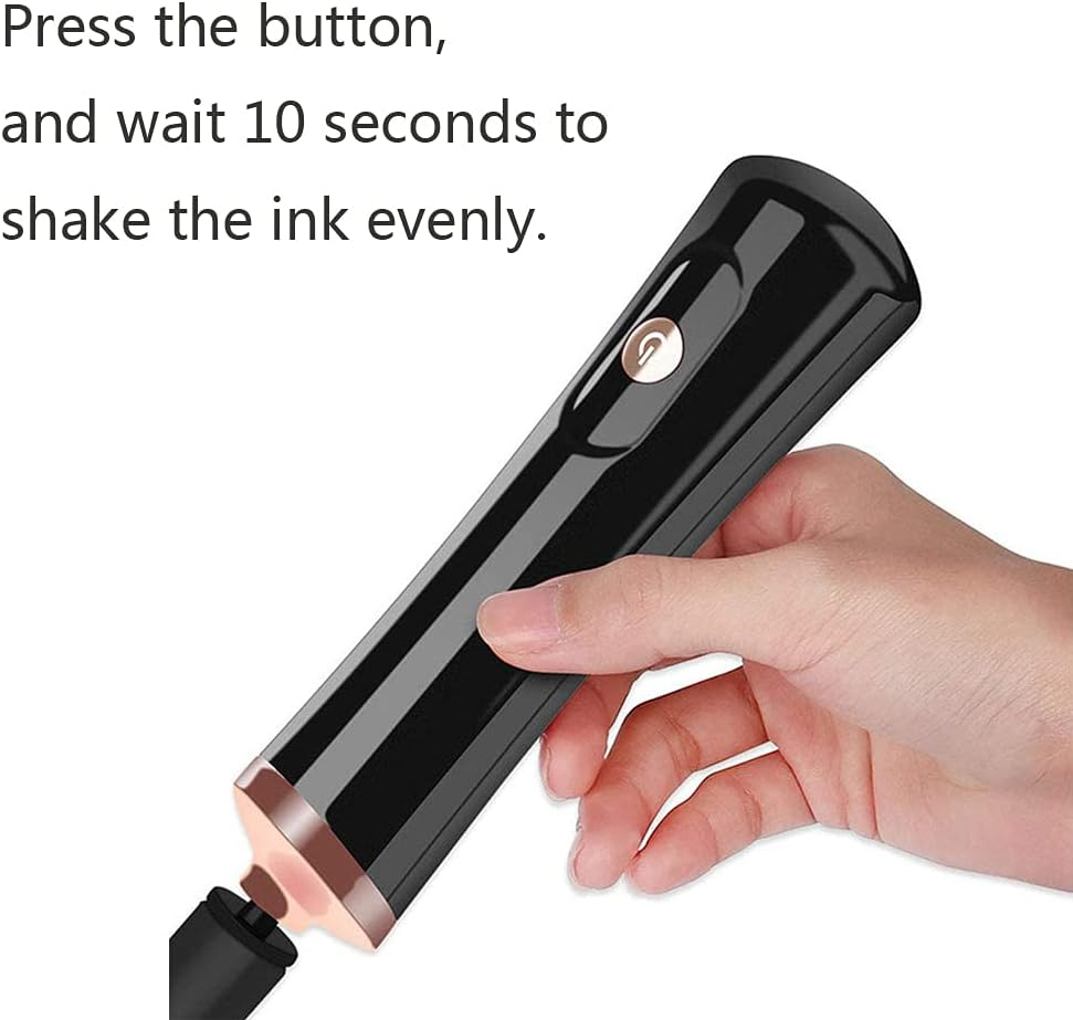 Rowzzi Electric Nail Lacquer Shaker Eyelash Lacquer Shaker, Glue Shaker for Eyelash Extensions, Electric Shaker Time Saving Handsfree Tool Glue Nails Polish image number 4