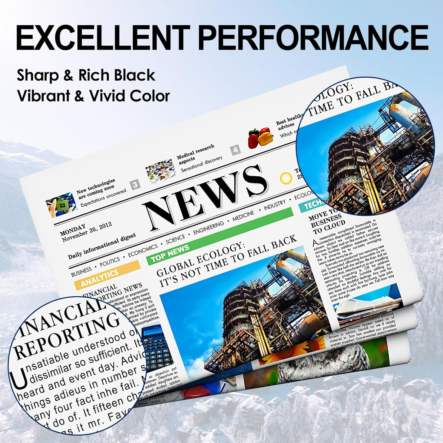 Double D (TM) 934XL 935XL Compatible Ink Cartridges, Replacement for HP 934XL 935XL Use with HP Officejet Pro 6830 6230 6835 6812 6815 6820 6220 Printers (1 Black,1 Cyan,1 Magenta,1 Yellow) 1Set image number 5