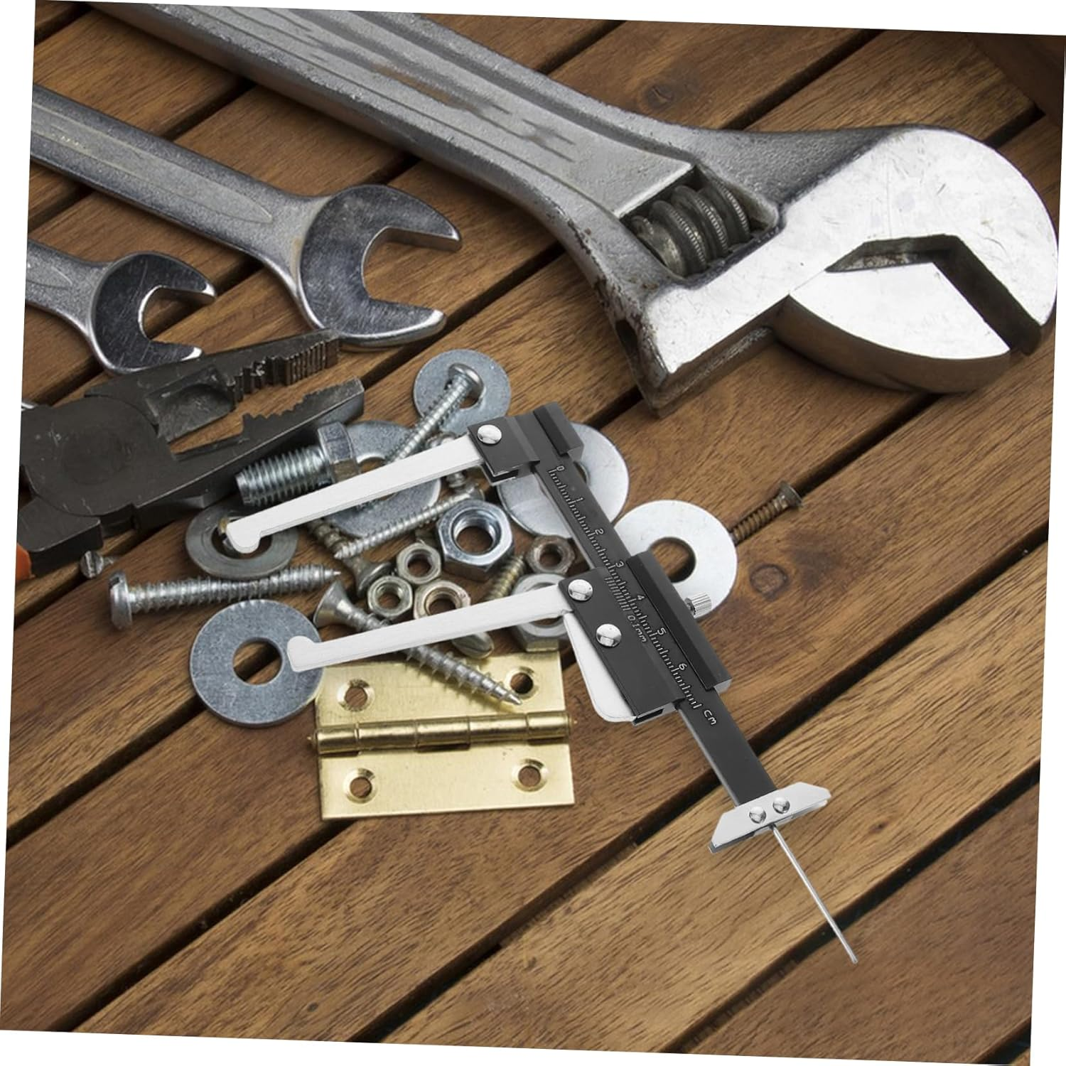 GLEAVI Precise Tire Tread Depth Gauge Tool for Accurate Tire Wear Measurement and Brake Disc Thickness Essential Auto Maintenance Equipment for Cars Motorcycles and Trucks