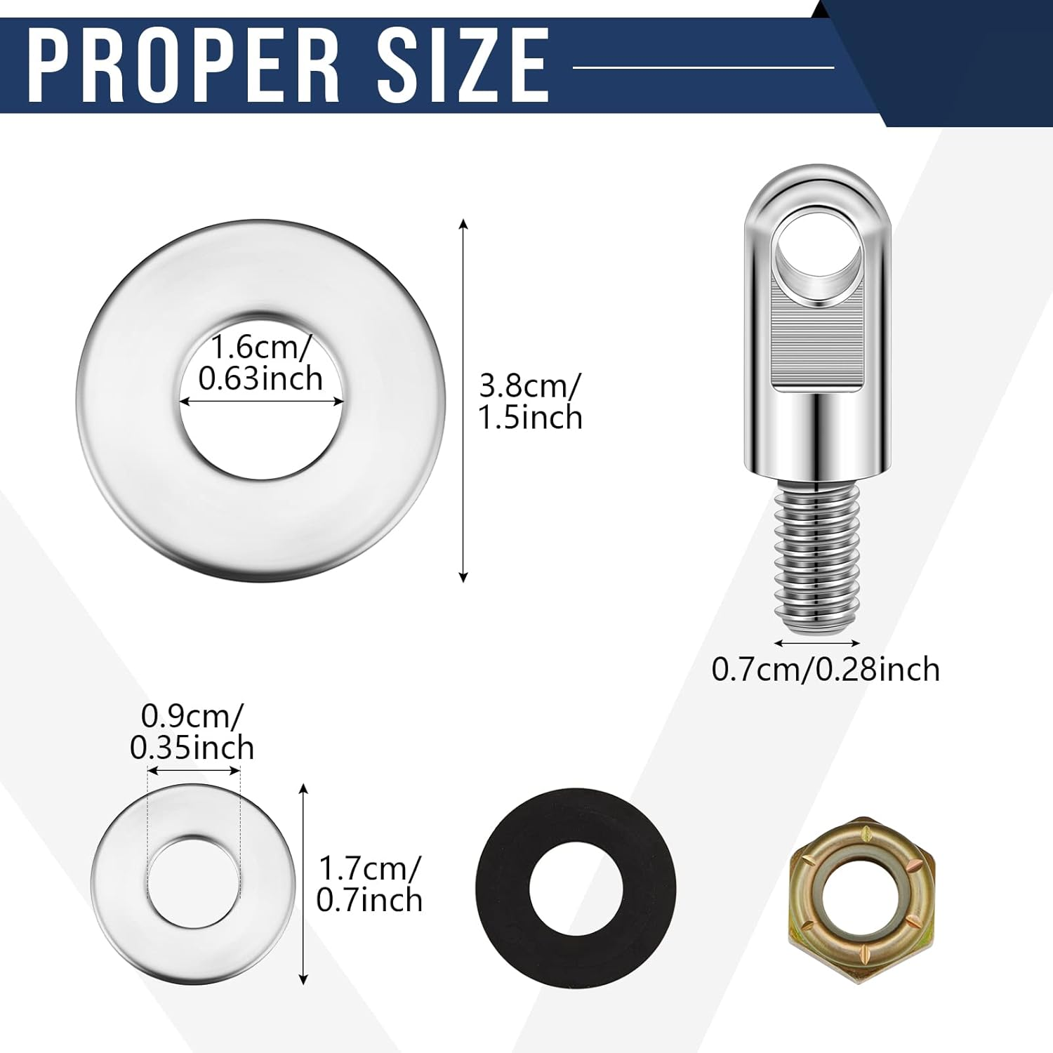 Lounsweer 4 Set Box Can Lock Hardware Kit Metal Stainless Steel Locking Kit Compatible with Ammunition Magazine Boxes Cans Cases for 50 Cal, Fat 50, 30 Cal, 20 Mm, 40 Mm image number 6