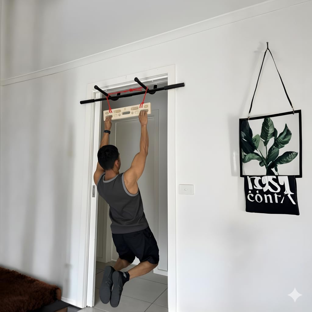 Wooden Portable Rock Climbing Training Hangboard for Finger Strength and Grip Strength | Finger Board Climbing image number 1