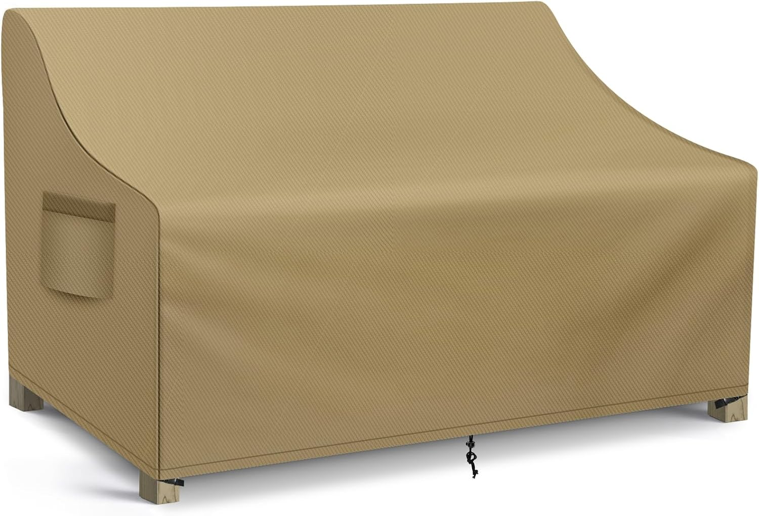 WLEAFJ Patio Sofa Cover Waterproof, Outdoor Loveseat Cover, Heavy Duty Outdoor Couch Cover, Large Lawn Patio Furniture Covers with Air Vent, 54&rsquo;&rsquo; W X 37&rsquo;&rsquo; D X 35&rsquo;&rsquo; H