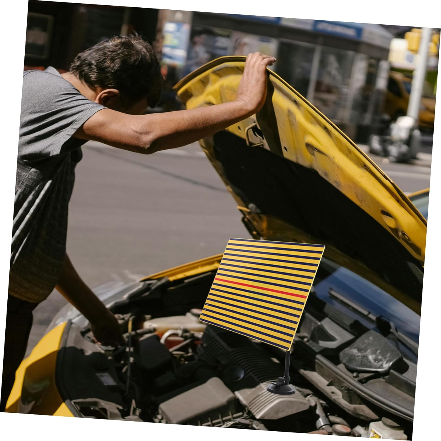 LALADEFIEE Auto Dent Removal Tool Light Board Paintless Dent Repair Reflector Panel for Automotive Body Repair Kit image number 1