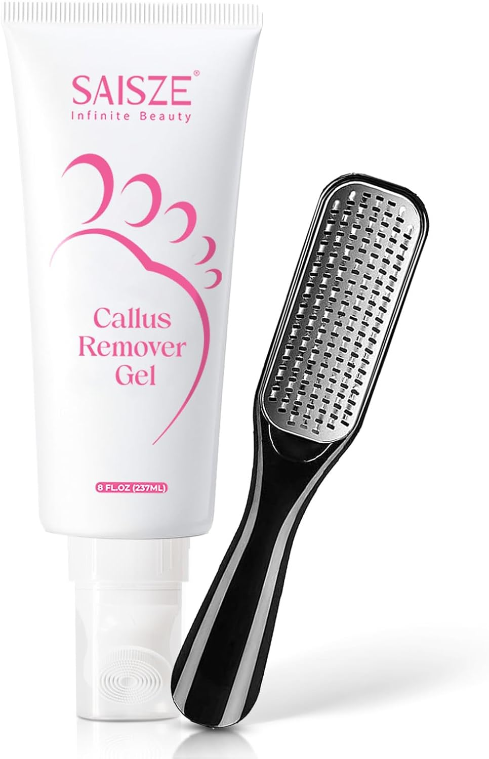 Foot Callus Remover with Foot File, Extra Strength Callus Remover Gel with Brush Head, Professional Dead Skin Removal for Feet, 8Oz image number 2