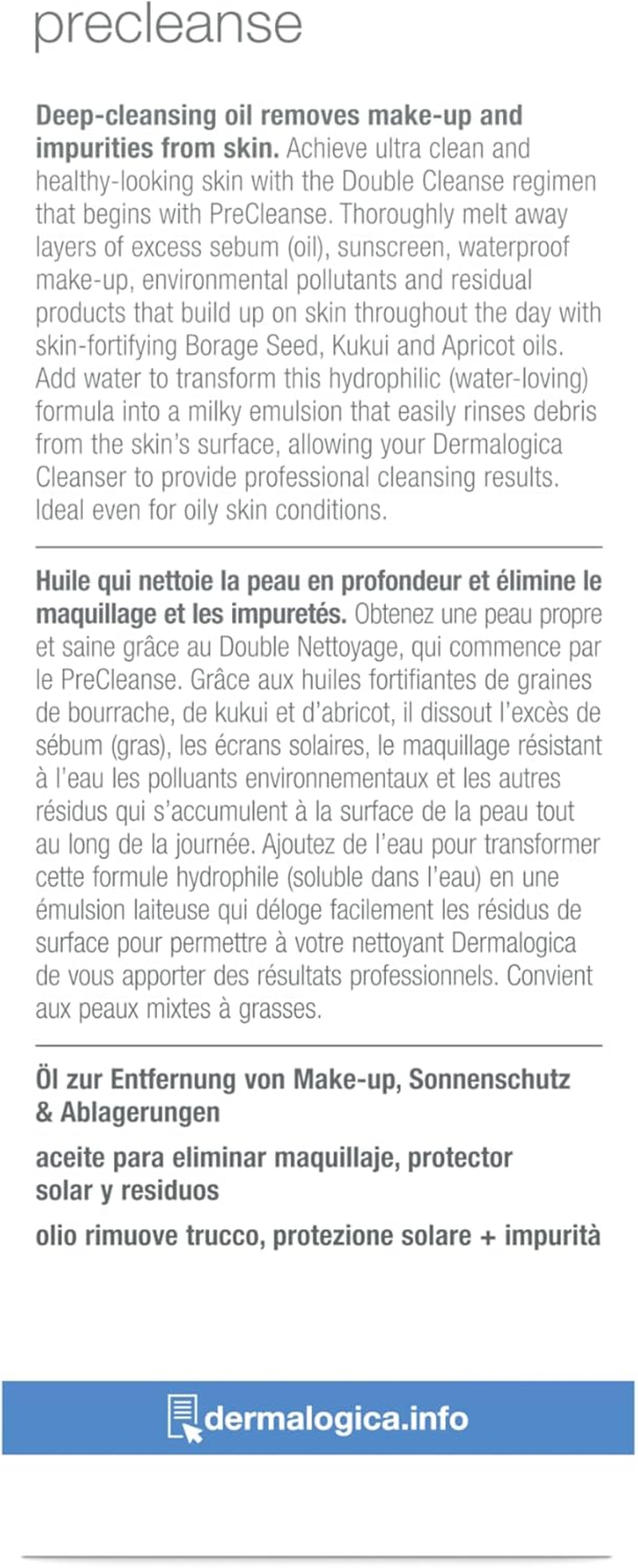 Dermalogica Precleanse 5.1 US FL Oz image number 3