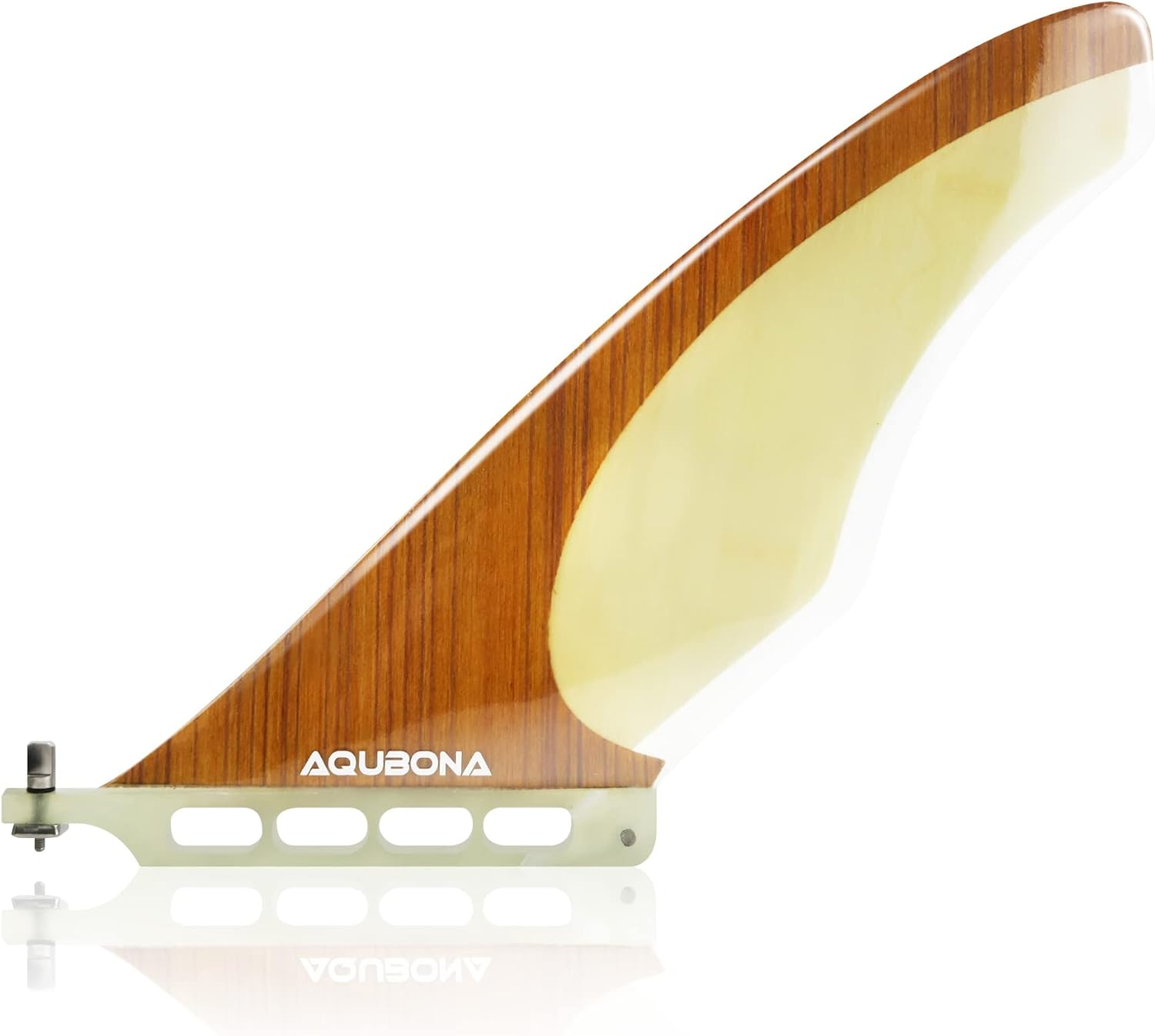AQUBONA Surfboard Longboard Fin 9 Inch Single Fin