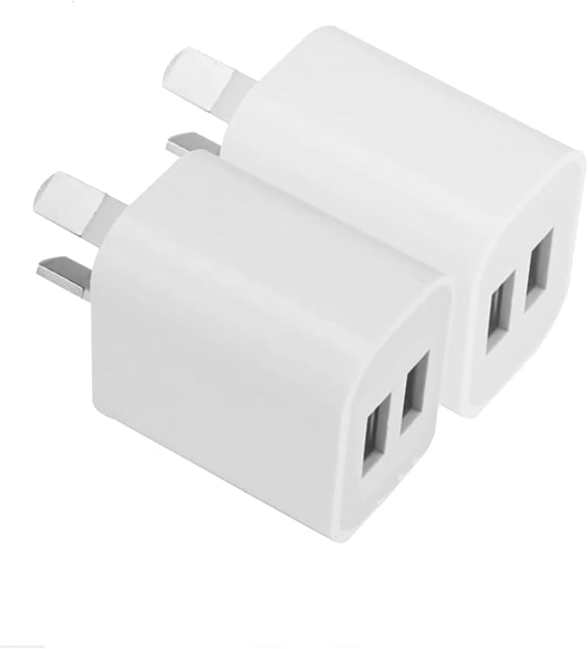 KIYOSAKI USB Plug Charger, USB Wall Chargers 2 Ports 5V/2.0A Power Adapter Compatible with Iphone 11 Pro/Xs Max/Xr/X/ 8, Ipad Air/Mini, Samsung S20/ S10E/ S9, Note 10 Plus, LG G8, Huawei and More&hellip; image number 1