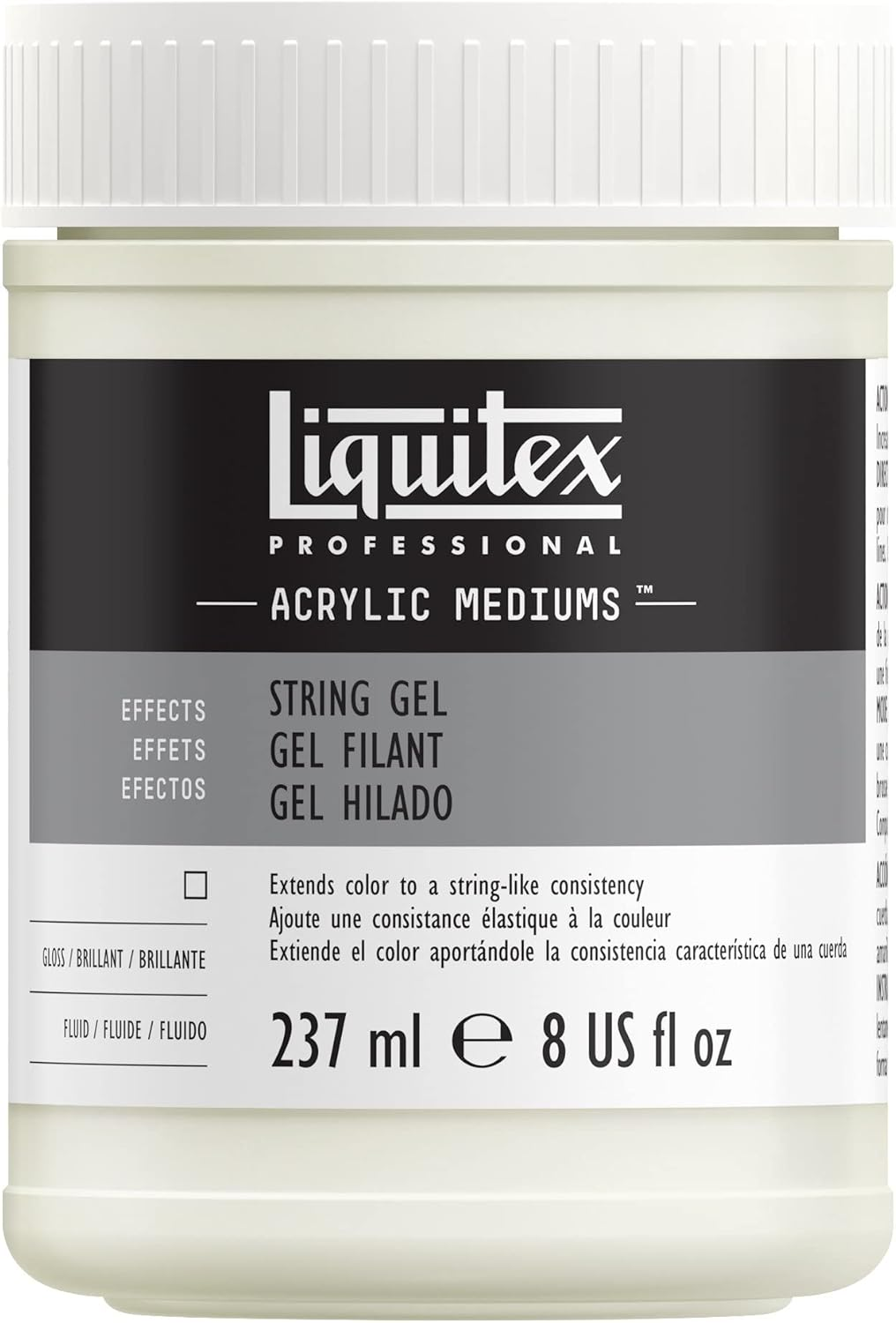 Liquitex Professional String Gel Effects Medium, 237 Ml image number 6