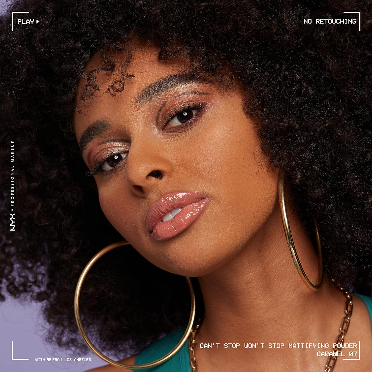 Can'T Stop Won'T Stop Mattifying Pressed Powder - Caramel image number 4