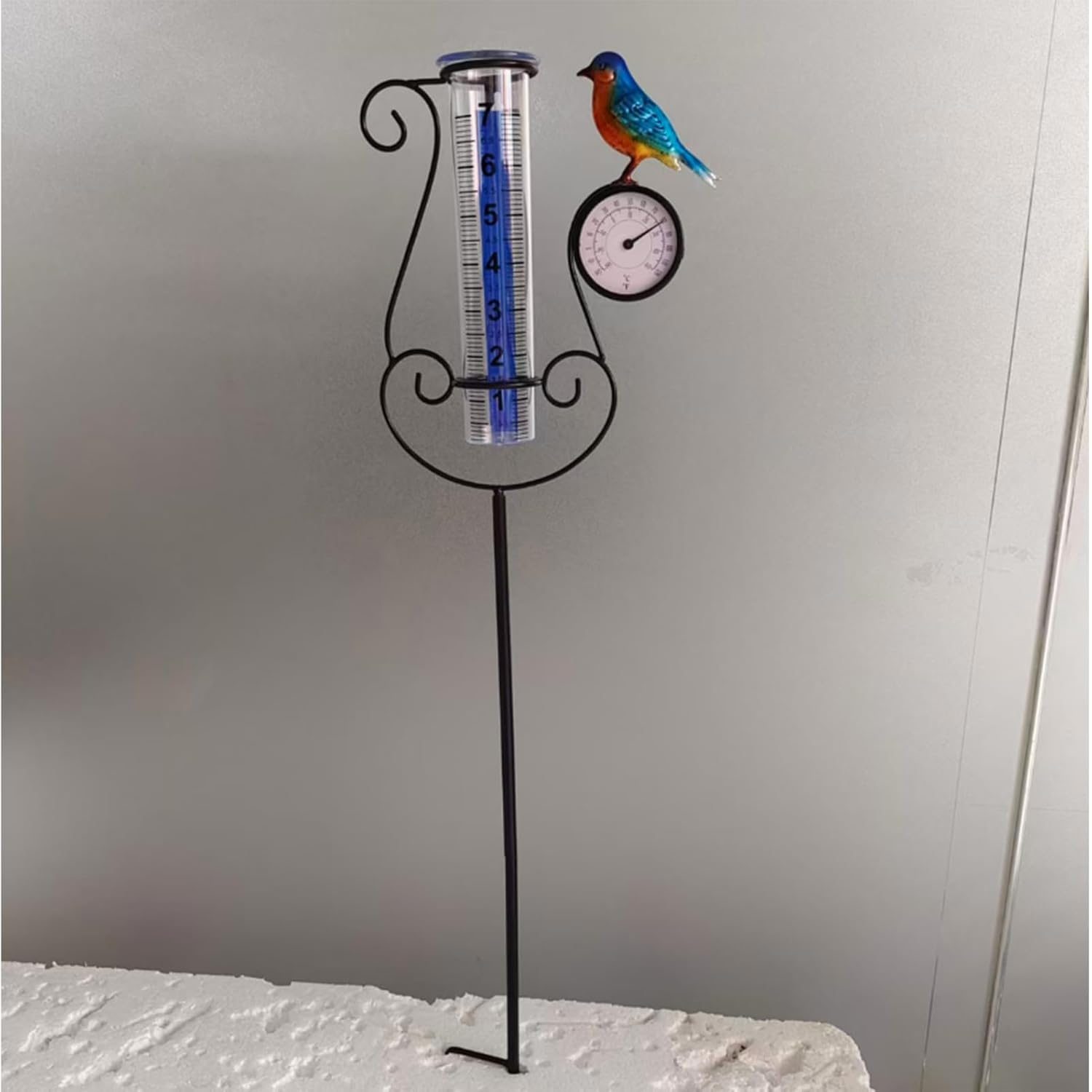 Rain Measure Gauge, Rainfall Meter, Accurate Rainwater Measuring Tool, Pluviometer for Terraces, Deck, Lawn, Fence, Yard, Farm, Garden, Greenhouse, Field, Patio, Weather Tracking image number 4