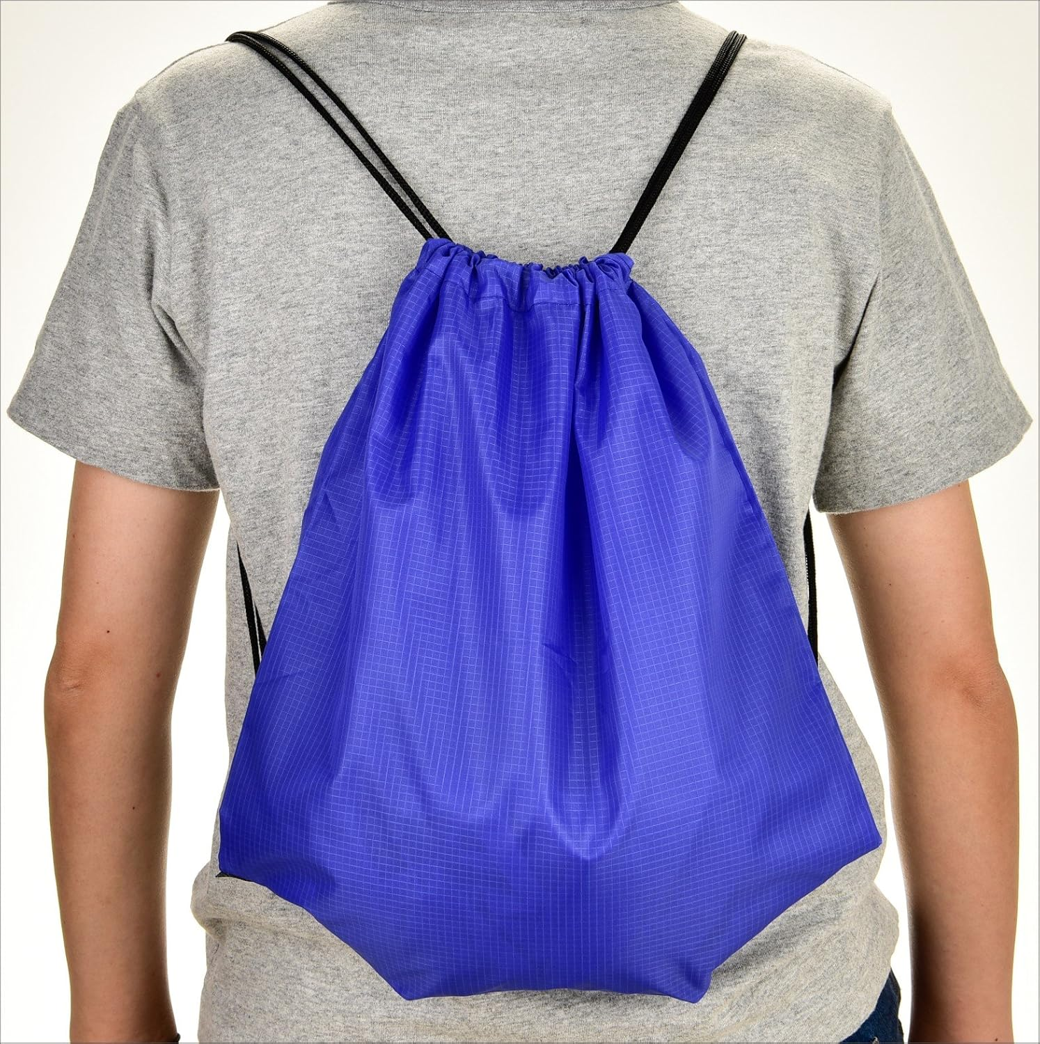 LIHI Bag 10 Pack Ripstop Paty Favor Drawstring Backpack Goody Gift Team Bags image number 5