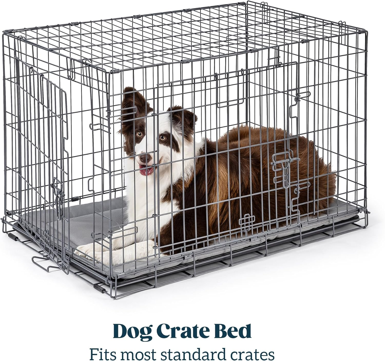 Cybarmour Chew Proof Dog Crate Pad - Outdoor Chew Resistant Dog Bed - Tough - Potable - Machine Washable - Water & Dirt-Resistant - Extra Large Breeds & Fits L 122Cm Crate - 119X74Cm, Limestone image number 5