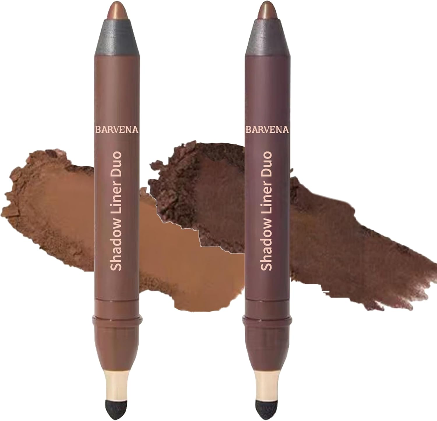 FLYTIN Shadow Liner 2-In-1 Eyeliner & Eyeshadow, Waterproof, Smudge-Proof Duo Eyeshadow Stick with Smudge Brush, Duo Stick for Effortless Smoky or Natural Eye Makeup (5.6) image number 1