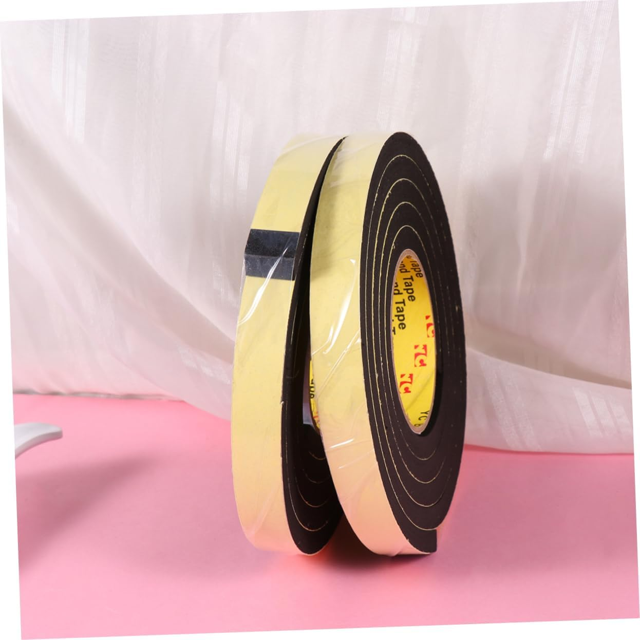 SOLUSTRE 5Pcs Eva Sponge Sealing Tape Strong Adhesive Crash Foam Strip for Doors and Automotive Applications Dust and Moisture Blocker Easy to Use image number 6