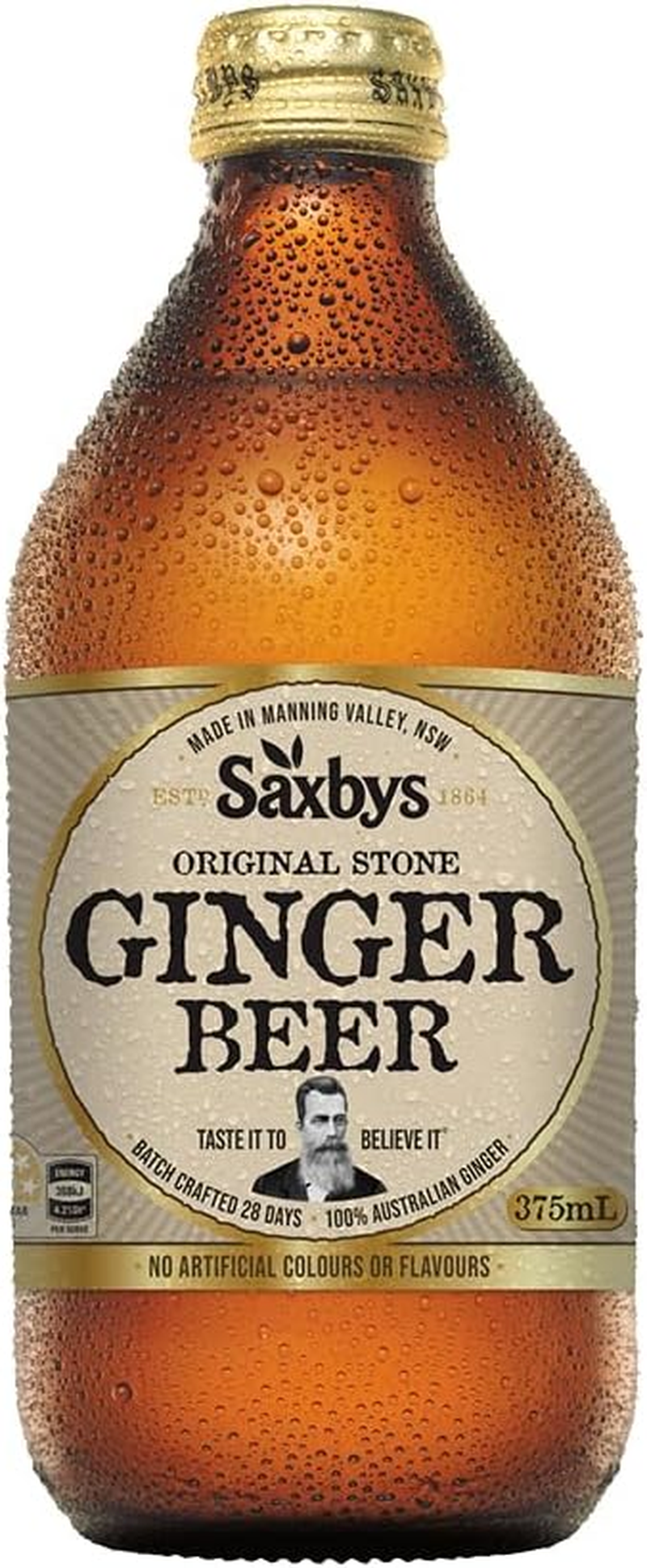 Saxby'S Diet Ginger Beer 8 Pack 375Ml image number 3
