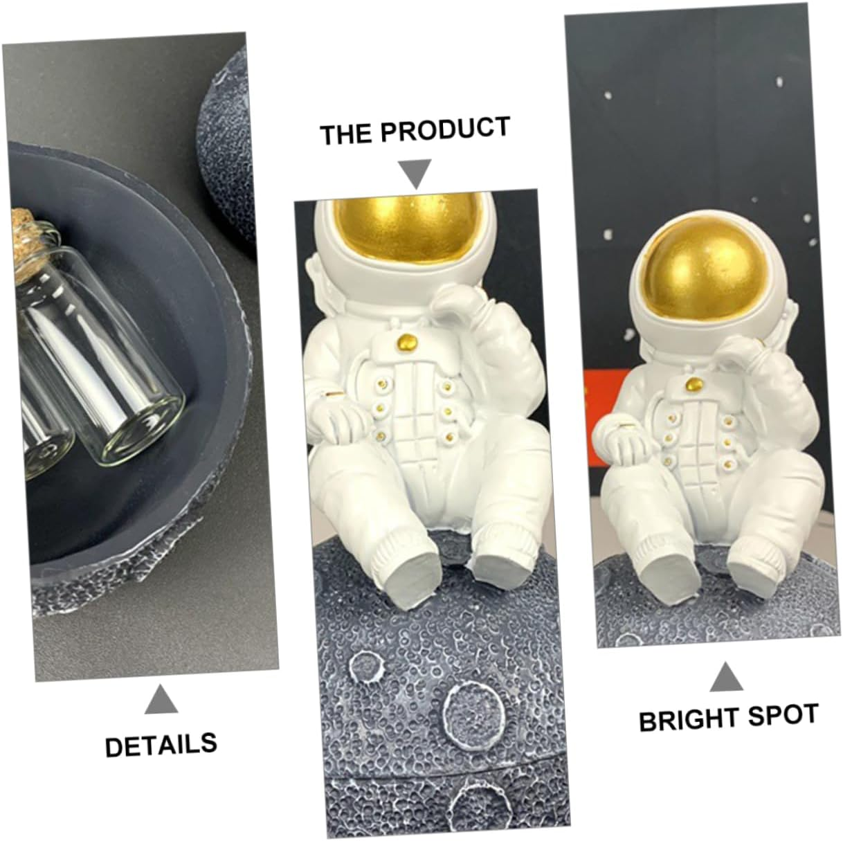 Teeth Collection Box Resin Hair Tooth Bottle Ornament Newborn Essential for Keepsake image number 2