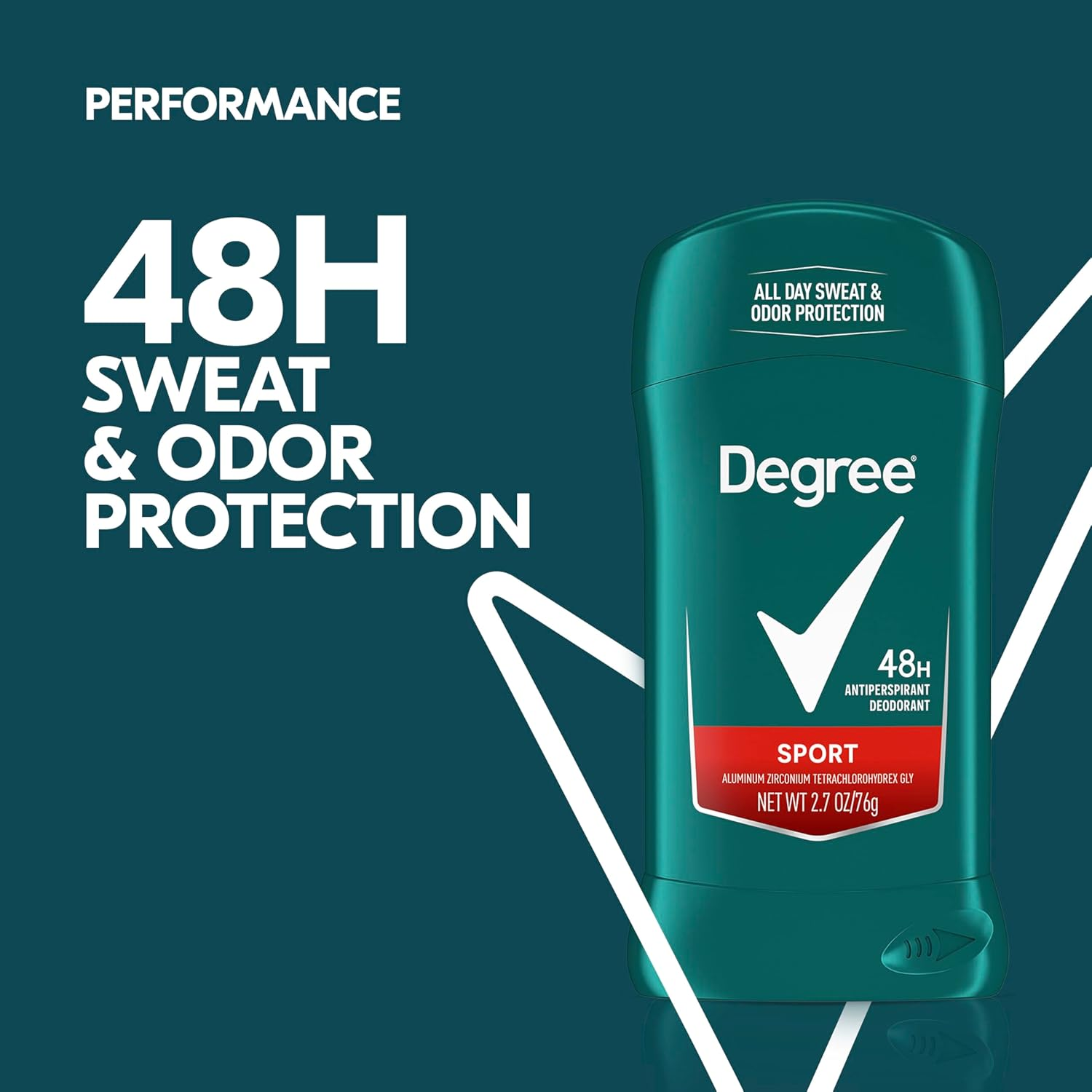 Degree Men Dry Protection Antiperspirant, Sport 2.7 Oz (Pack of 6) image number 6
