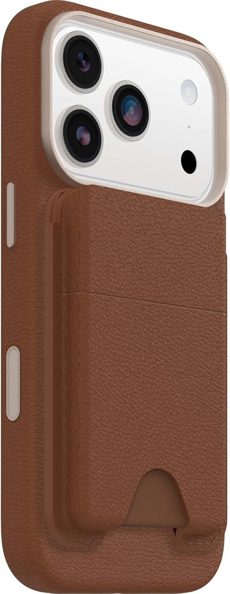 Otterbox Symmetry Cactus Leather Wallet for Magsafe, Soft-Touch Wallet with 2-3 Slots for Cards, Strong Magnetic Alignment and Attachment with Magsafe, Compatbile with Iphone, Black