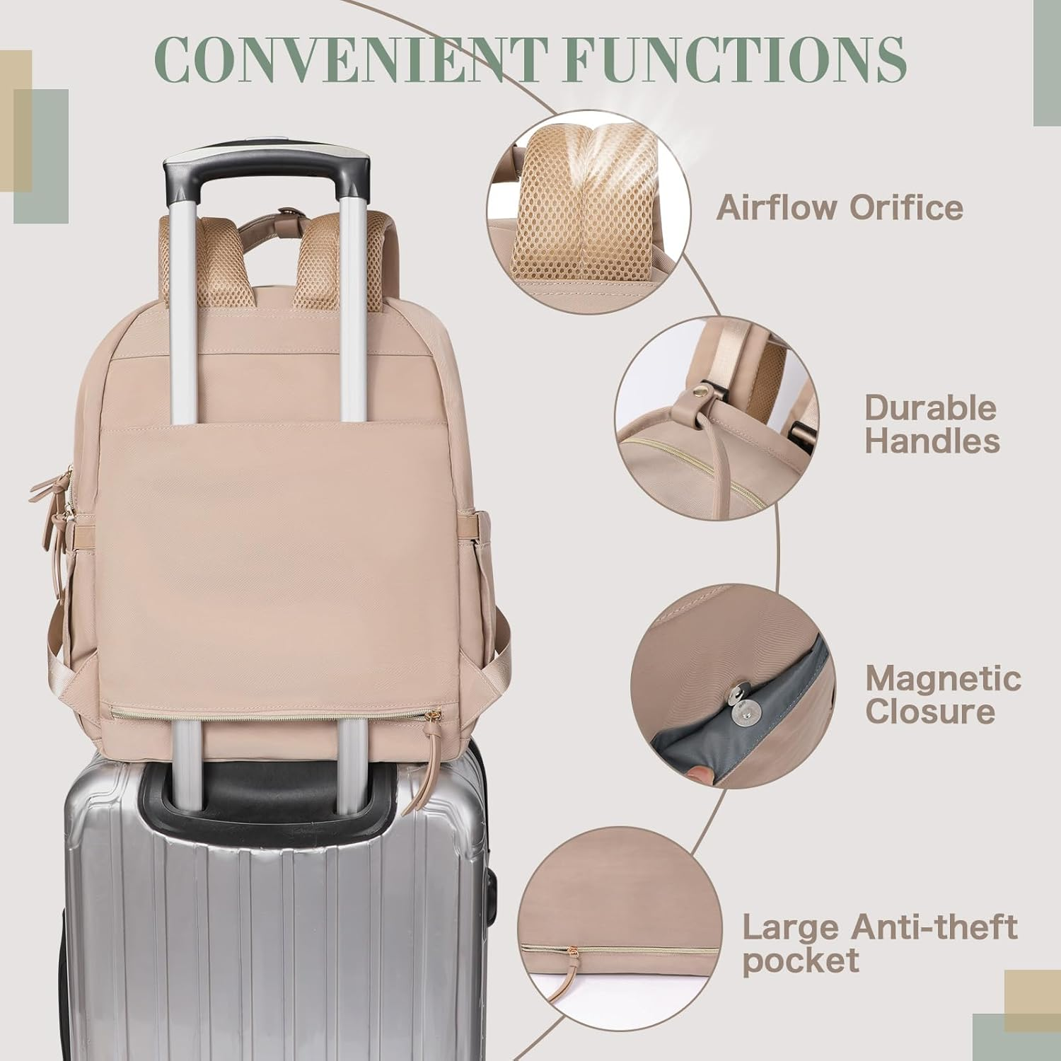 ILCOLPO Diaper Bag Backpack - Black image number 2