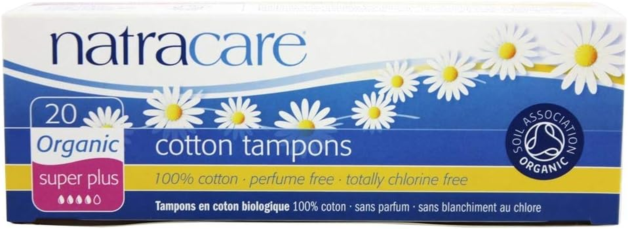 Natracare 2002 Organic All Cotton Tampons 20 Count image number 2