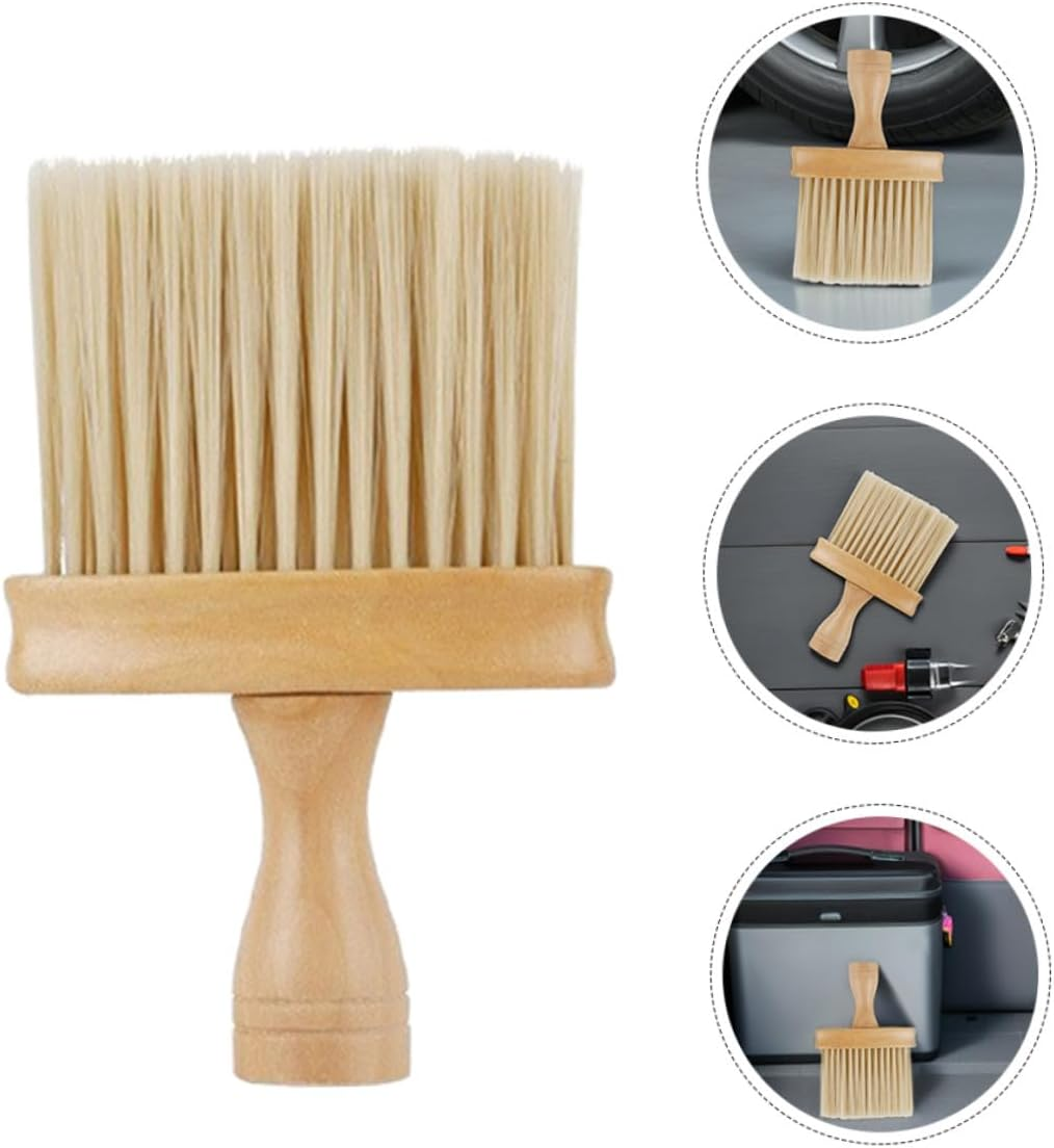ANDRESLAD 3Pcs Car Air Conditioner Cleaning Brush Adjustable Soft Bristle Vent Dusting Tool for Interior Detailing Portable Flexible Air Outlet Cleaner for Automotive Maintenance image number 3