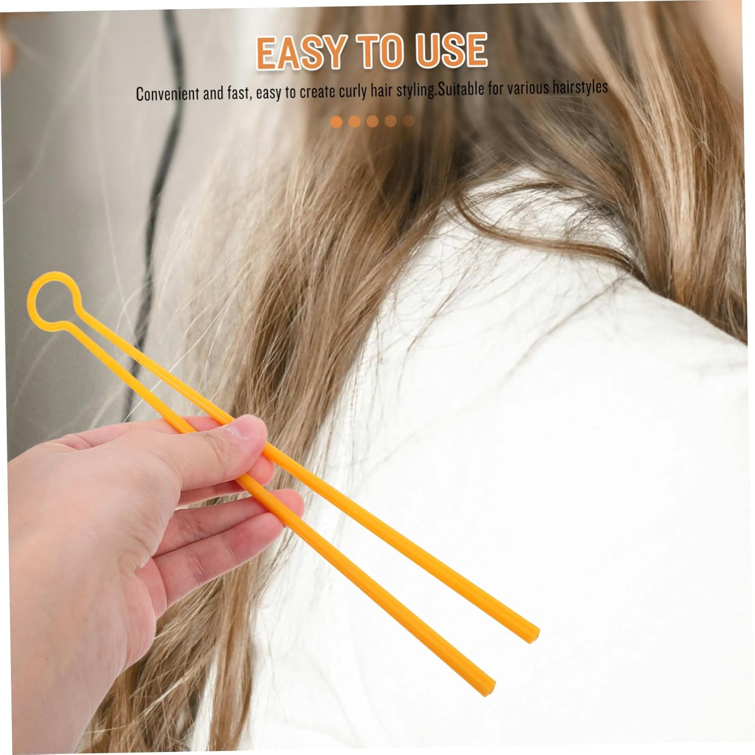 HAKIDZEL 35Pcs Hair Curlers Perm for Women Long Hair Curling Rollers Tools Styling Kit image number 3