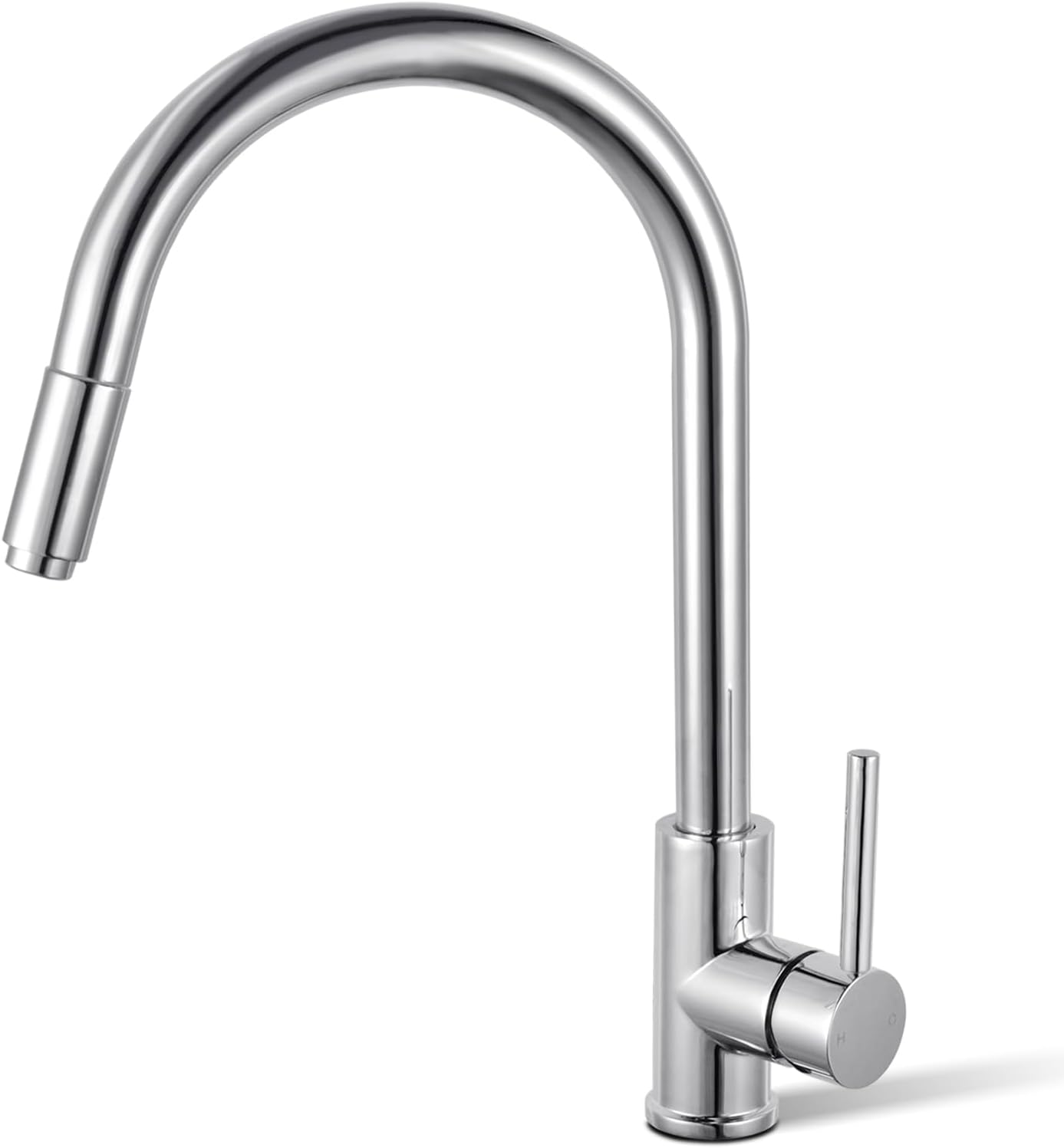 ACA International DR Brass Lead Free Kitchen Tap, WELS Kitchen Mixer Tap Pull Out 360&deg; Swivel Spout Kitchen Tap Laundry Faucet Brushed Yellow Gold