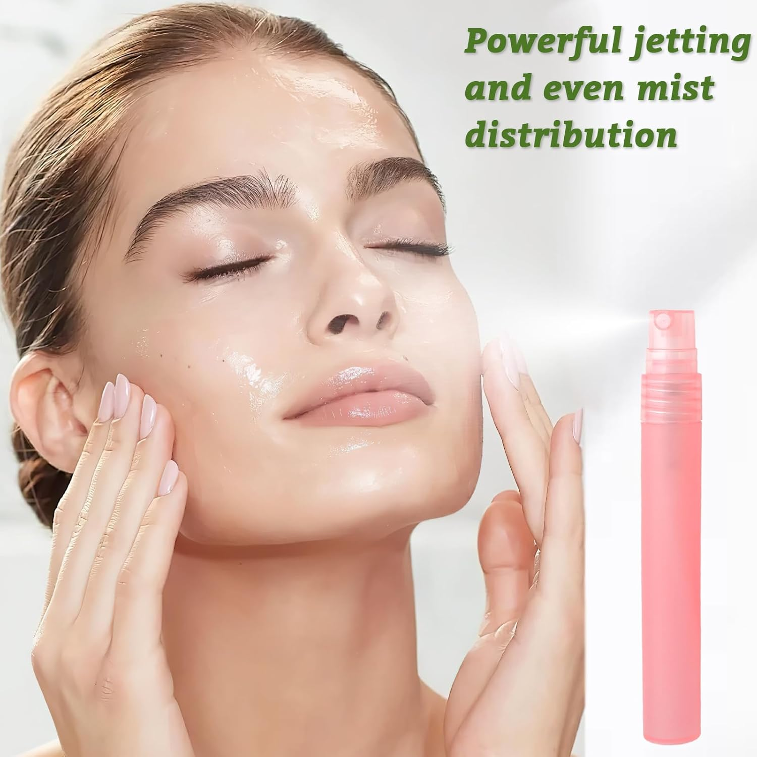 20 Pcs Refillable Perfume Bottles, 10Ml/5Ml Plastic Frosted Spray Bottle with 20 Pcs Droppers, Fine Mist Travel Spray Bottles for Essential Oils, Travel, Perfume (Colorful)