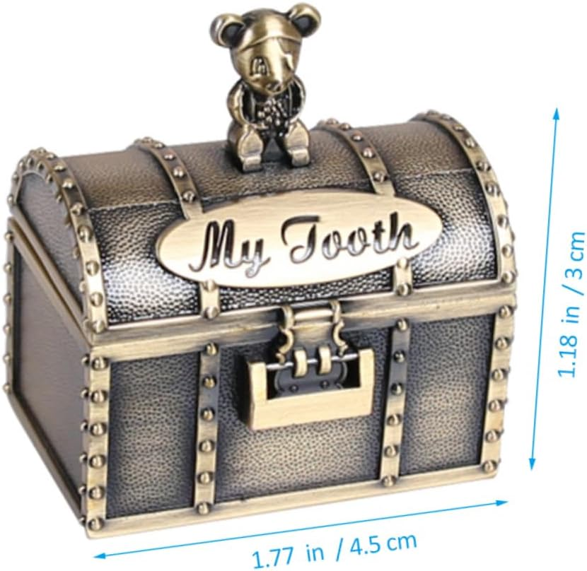 2Pcs Fetal Hair Storage Box for Newborn Teething Tooth Box Born Essentials for Boys and Girls image number 4